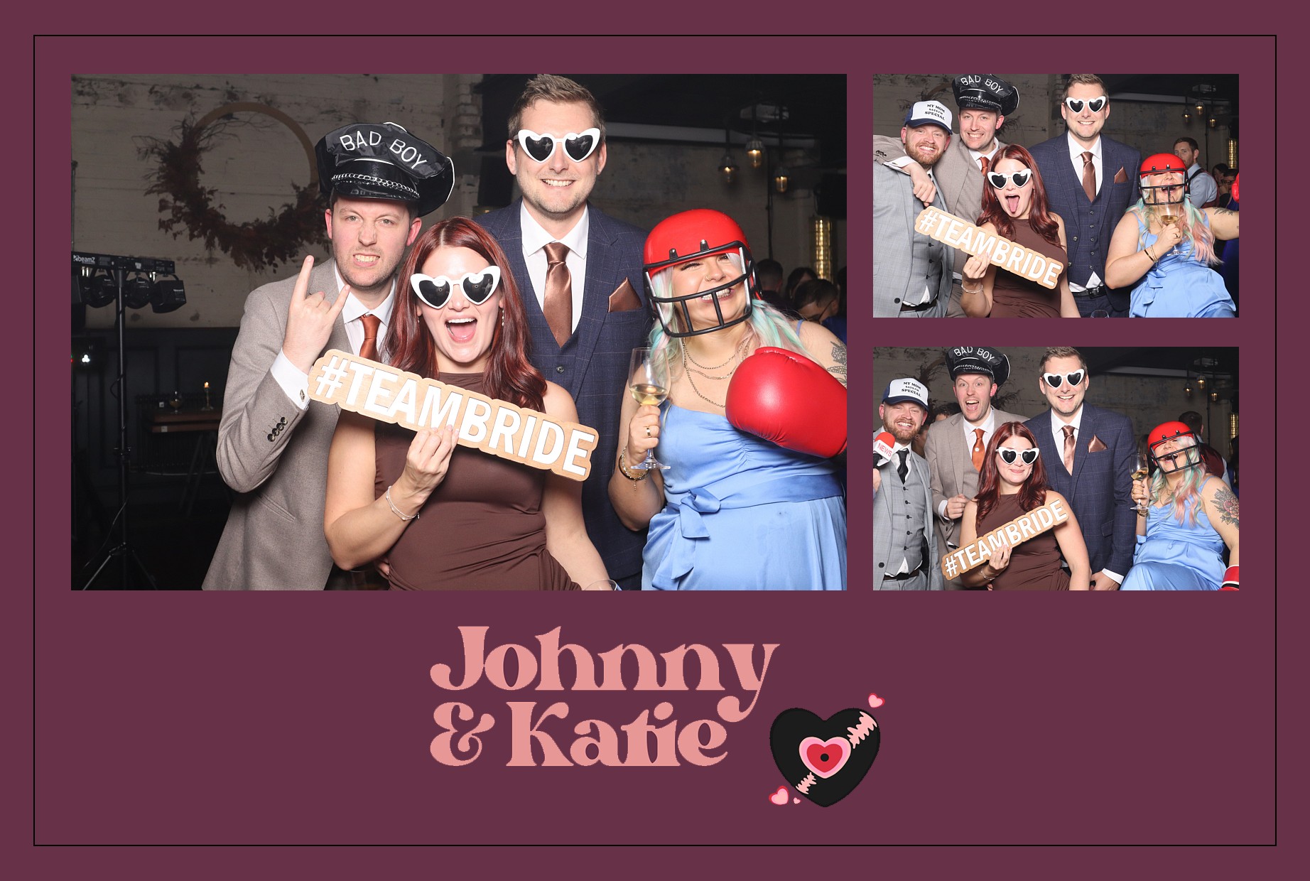 Johnny and Katie | View more photos from the event at gallery.blissbooth.co.uk/u/BlissBooth/Johnny-and-Katie-0