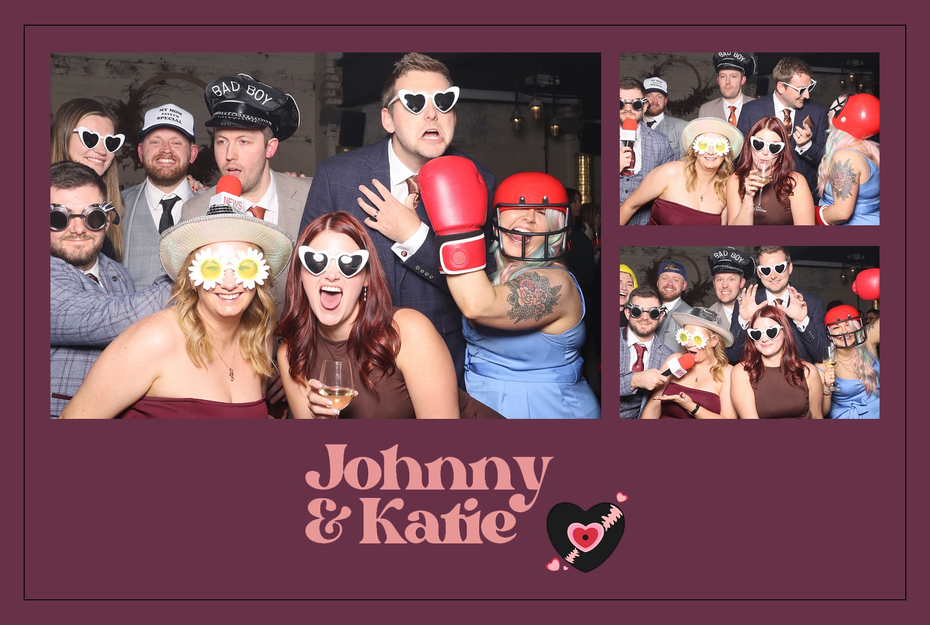 Johnny and Katie | View more photos from the event at gallery.blissbooth.co.uk/u/BlissBooth/Johnny-and-Katie