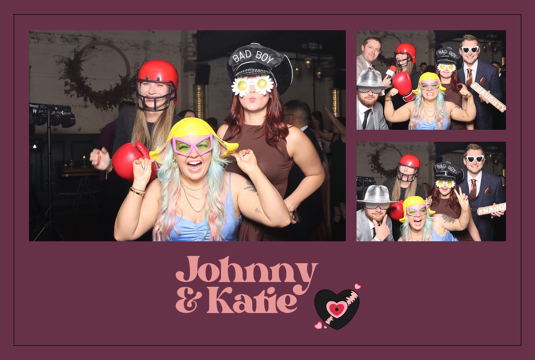 Johnny and Katie | View more photos from the event at gallery.blissbooth.co.uk/u/BlissBooth/Johnny-and-Katie-0