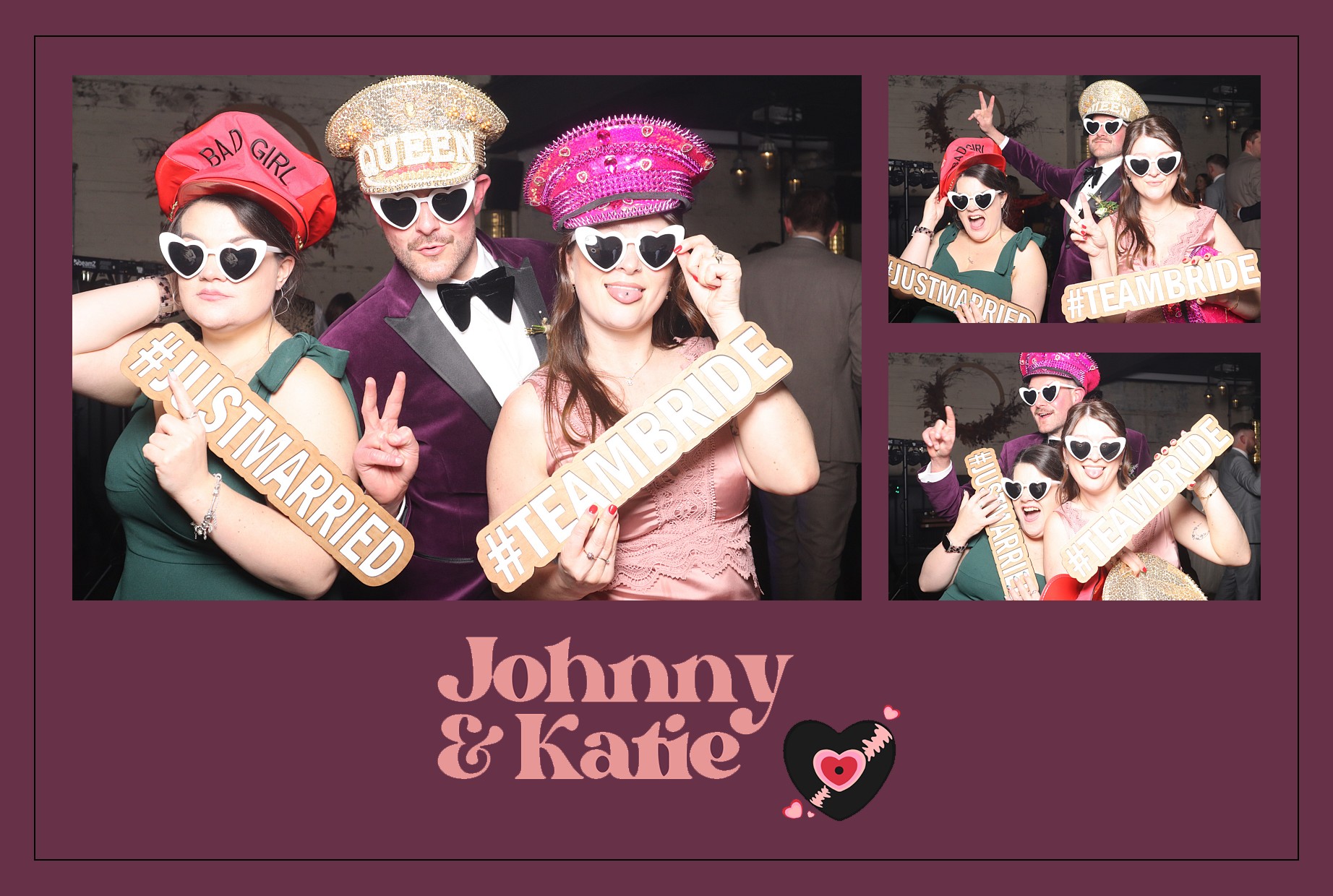 Johnny and Katie | View more photos from the event at gallery.blissbooth.co.uk/u/BlissBooth/Johnny-and-Katie-0