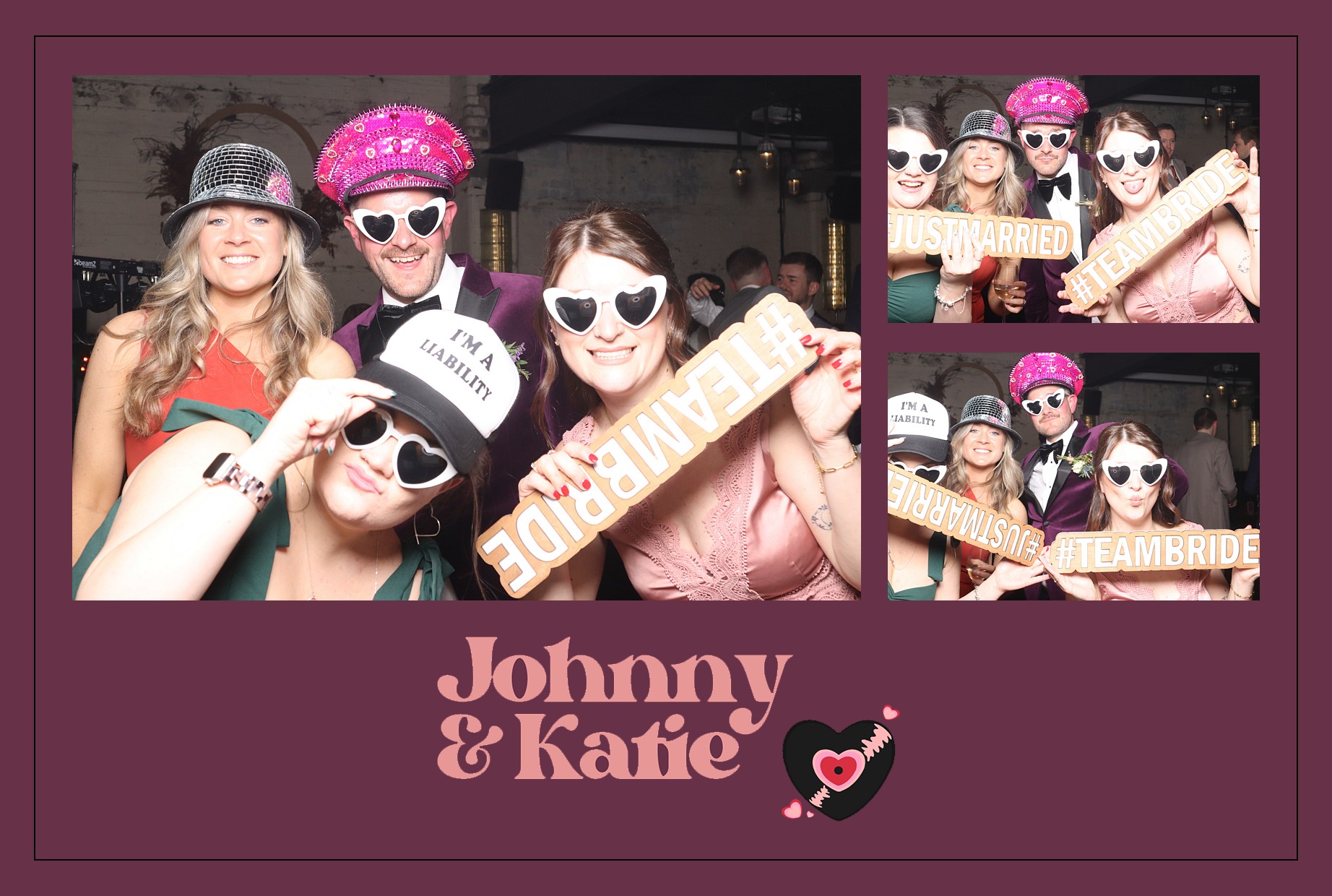 Johnny and Katie | View more photos from the event at gallery.blissbooth.co.uk/u/BlissBooth/Johnny-and-Katie