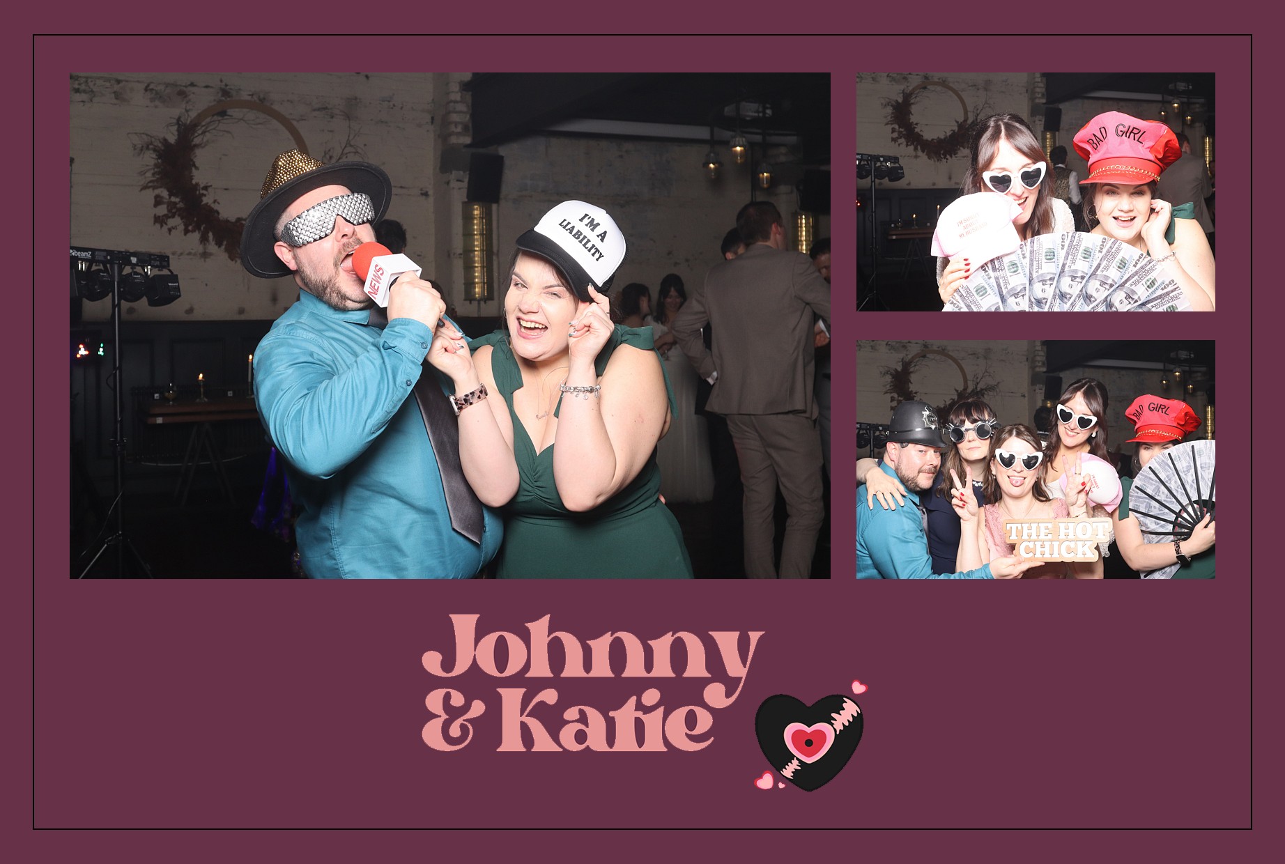 Johnny and Katie | View more photos from the event at gallery.blissbooth.co.uk/u/BlissBooth/Johnny-and-Katie-0