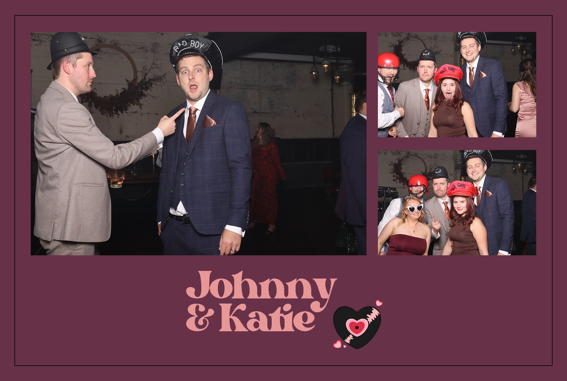 Johnny and Katie | View more photos from the event at gallery.blissbooth.co.uk/u/BlissBooth/Johnny-and-Katie-0