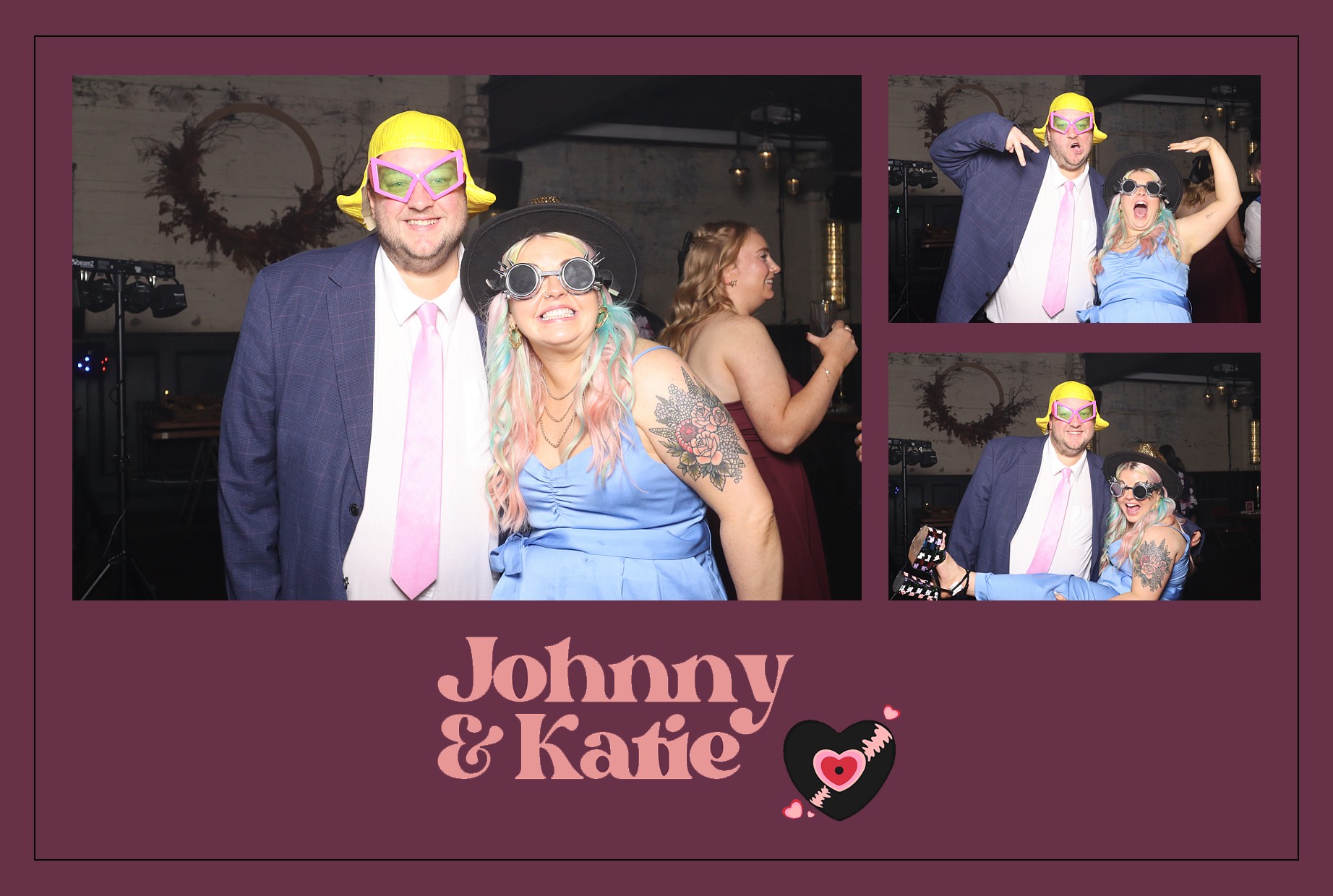 Johnny and Katie | View more photos from the event at gallery.blissbooth.co.uk/u/BlissBooth/Johnny-and-Katie-0