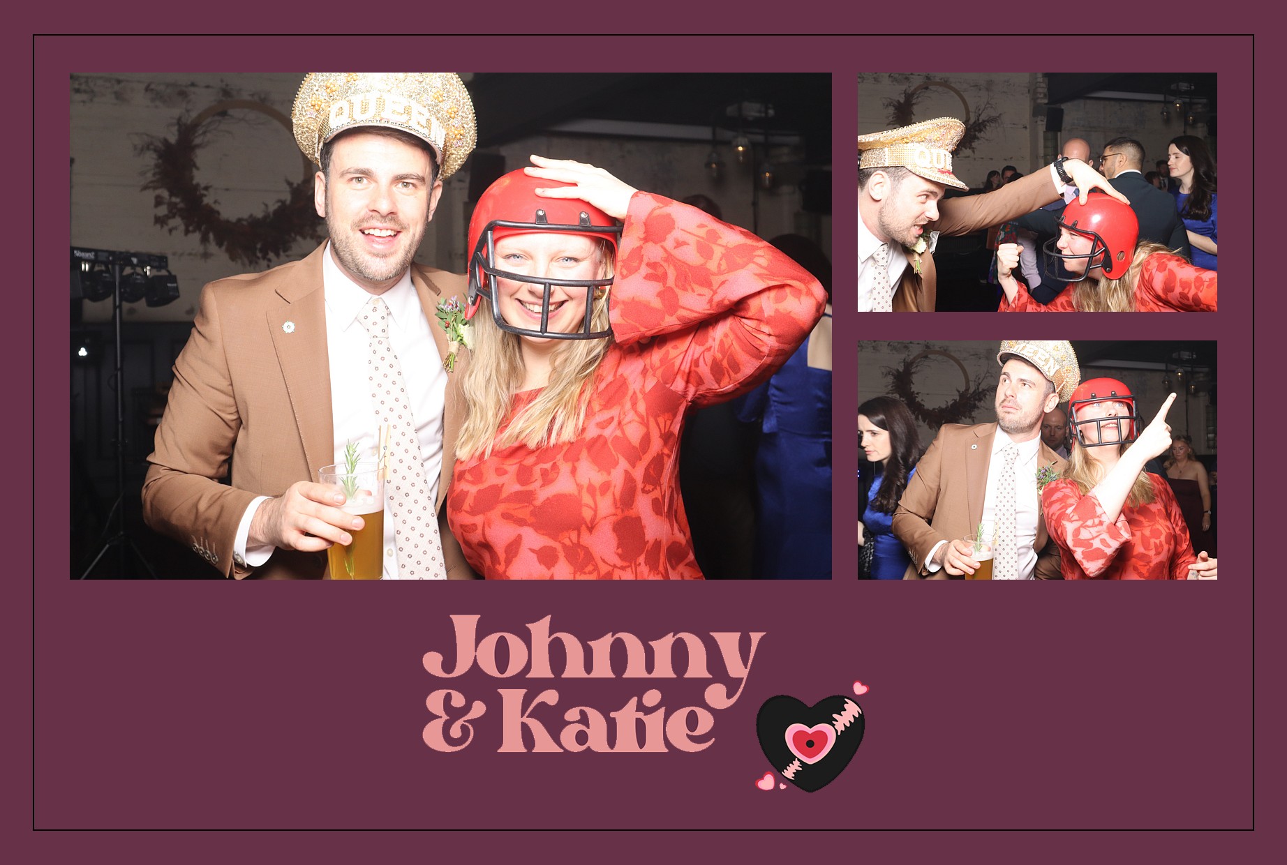Johnny and Katie | View more photos from the event at gallery.blissbooth.co.uk/u/BlissBooth/Johnny-and-Katie-0