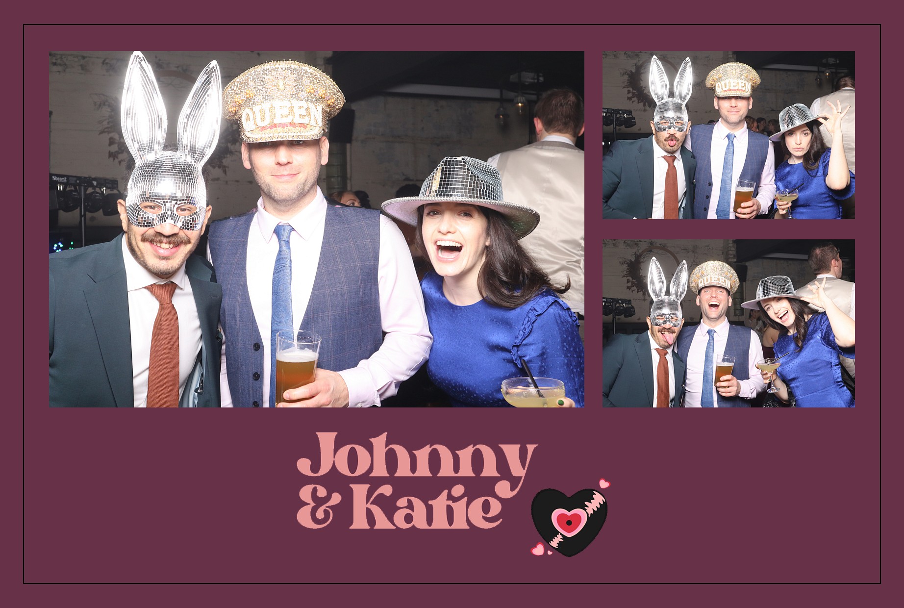 Johnny and Katie | View more photos from the event at gallery.blissbooth.co.uk/u/BlissBooth/Johnny-and-Katie-0