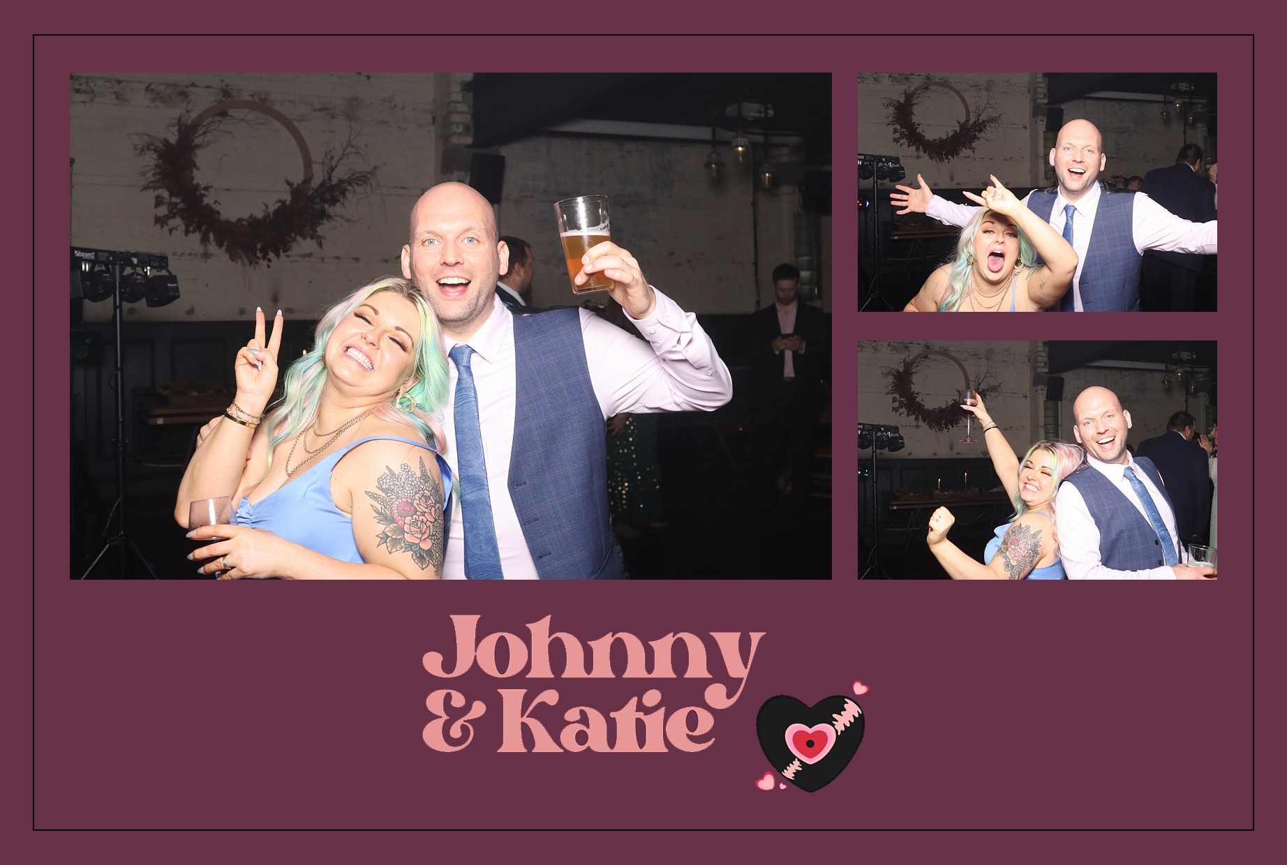 Johnny and Katie | View more photos from the event at gallery.blissbooth.co.uk/u/BlissBooth/Johnny-and-Katie