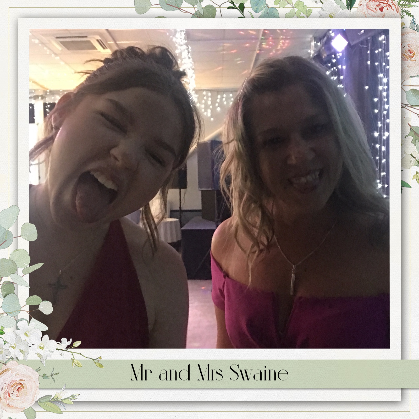 Mr and Mrs Swaine | View more photos from the event at gallery.blissbooth.co.uk/u/BlissBooth/Mr-and-Mrs-Swaine