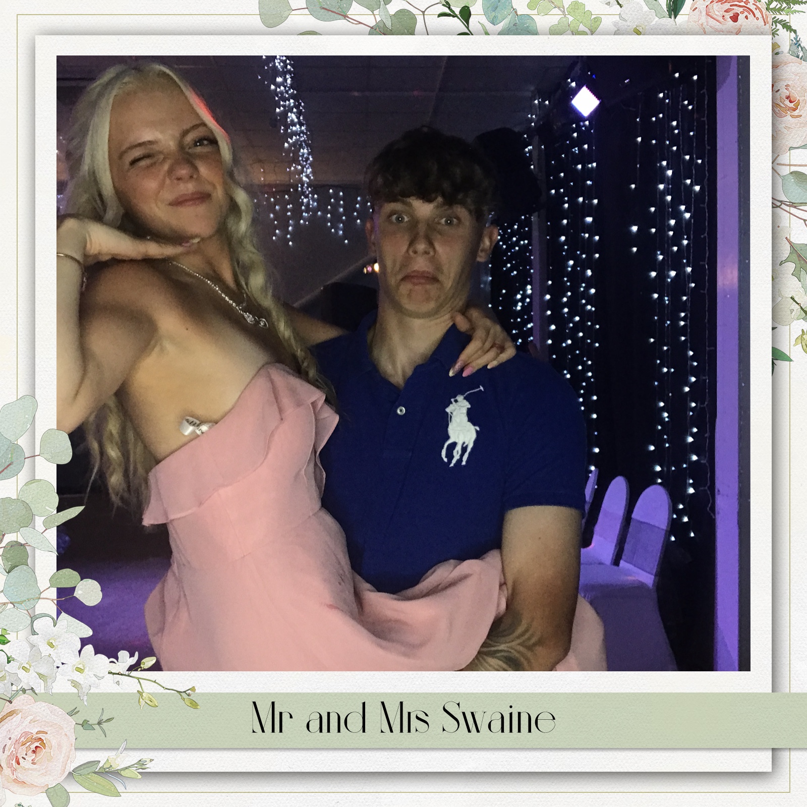 Mr and Mrs Swaine | View more photos from the event at gallery.blissbooth.co.uk/u/BlissBooth/Mr-and-Mrs-Swaine
