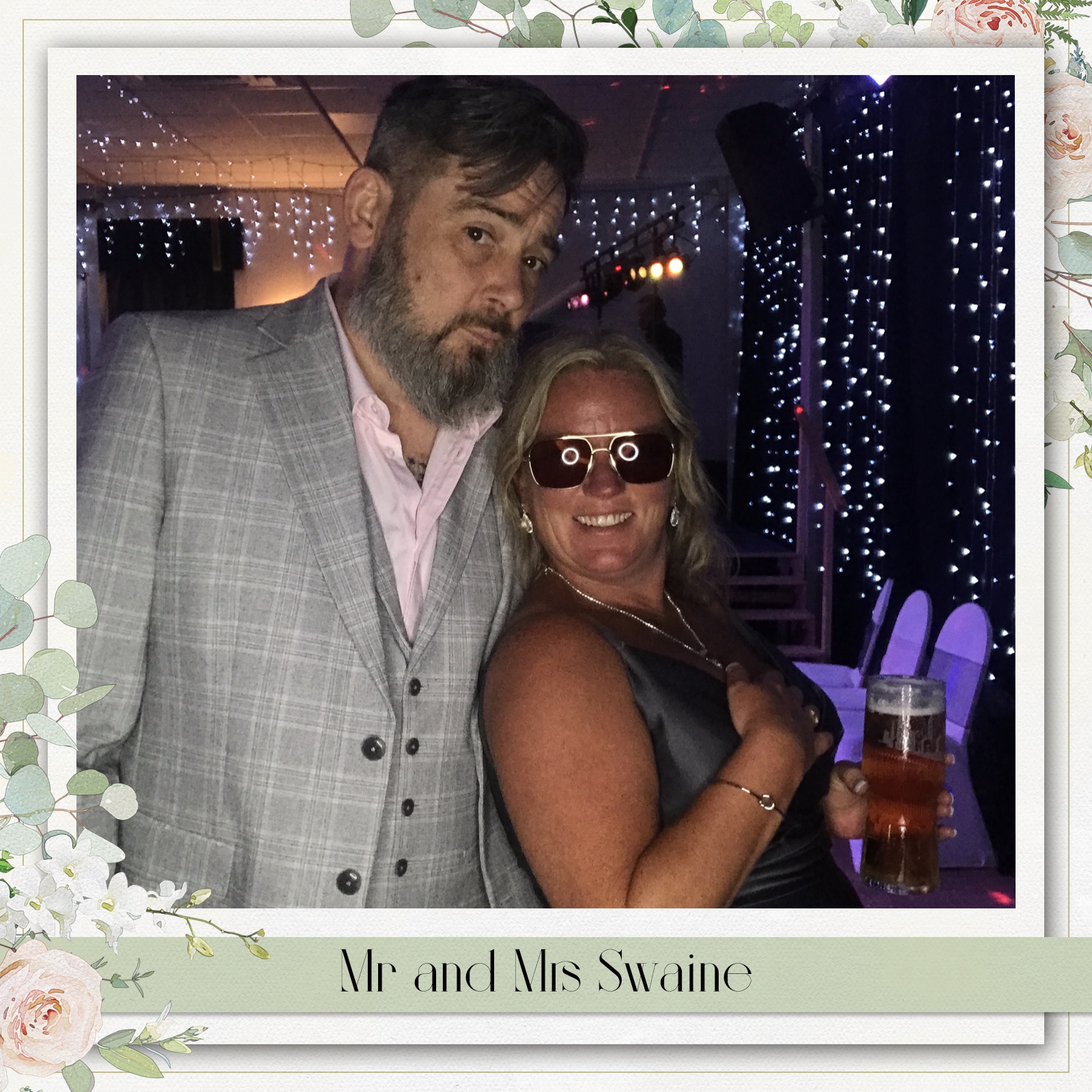 Mr and Mrs Swaine | View more photos from the event at gallery.blissbooth.co.uk/u/BlissBooth/Mr-and-Mrs-Swaine