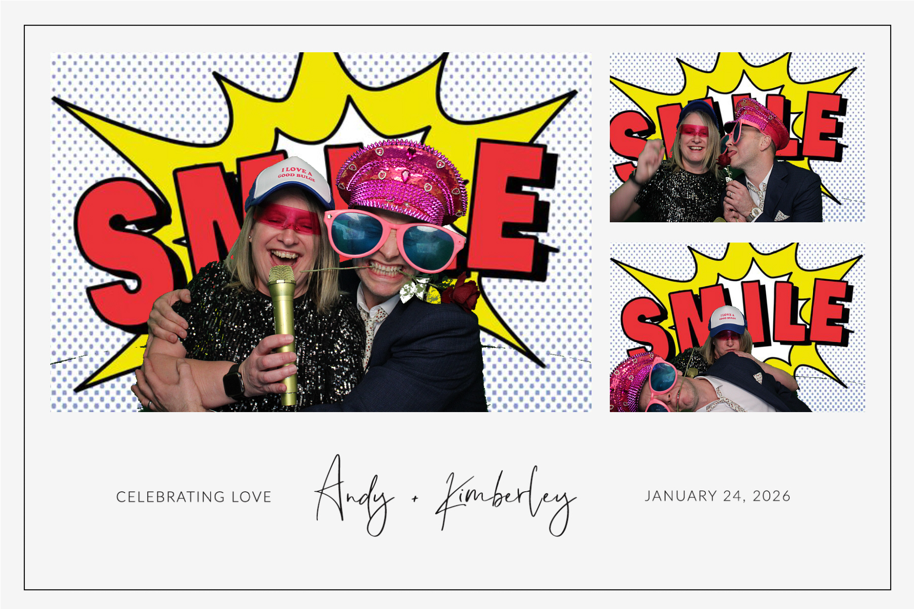 Andy + Kimberley | View more photos from the event at gallery.blissbooth.co.uk/u/BlissBooth/Andy-Kimberley