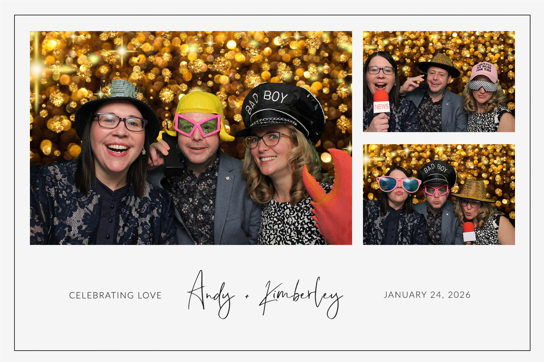 Andy + Kimberley | View more photos from the event at gallery.blissbooth.co.uk/u/BlissBooth/Andy-Kimberley