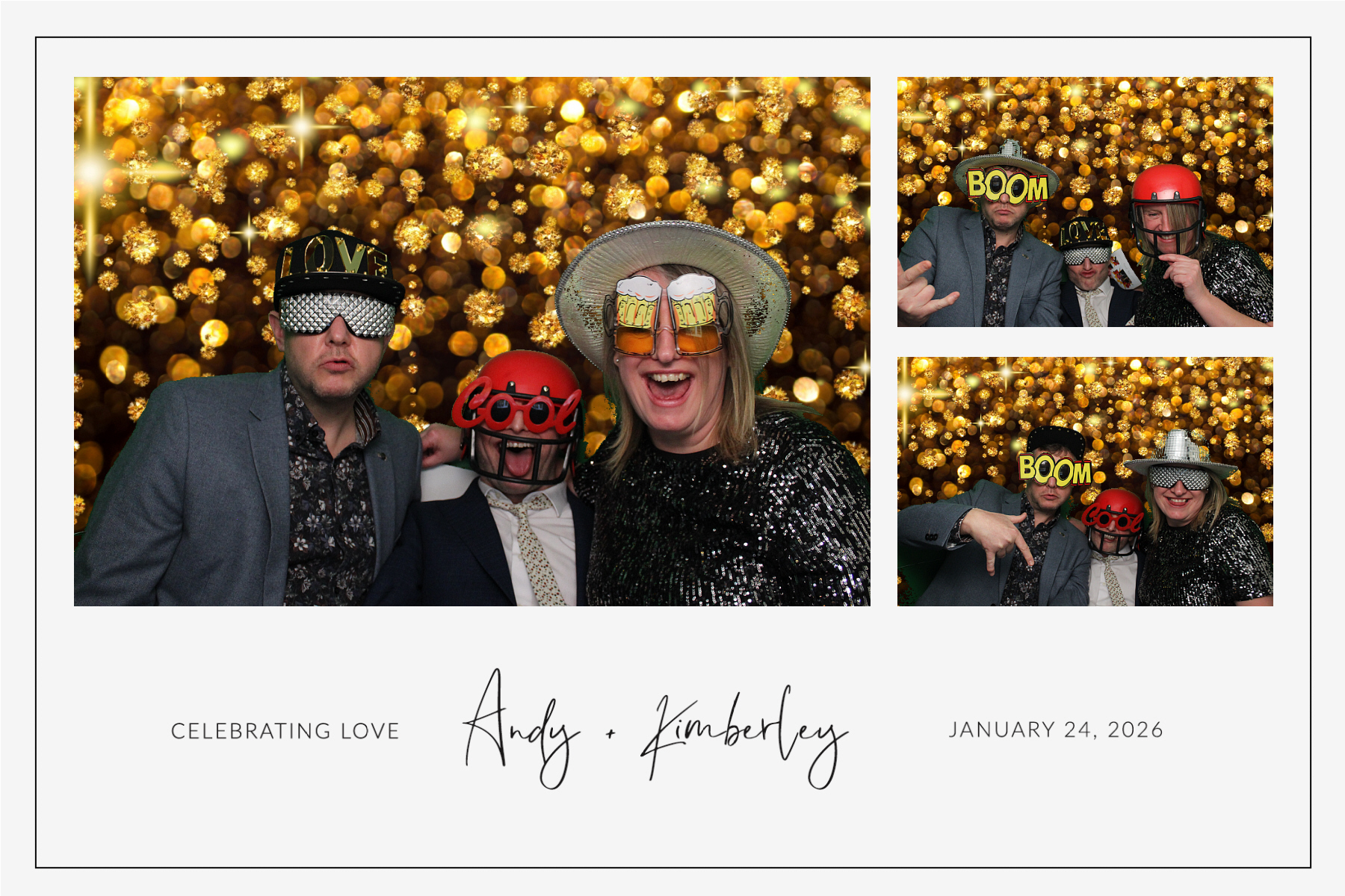 Andy + Kimberley | View more photos from the event at gallery.blissbooth.co.uk/u/BlissBooth/Andy-Kimberley