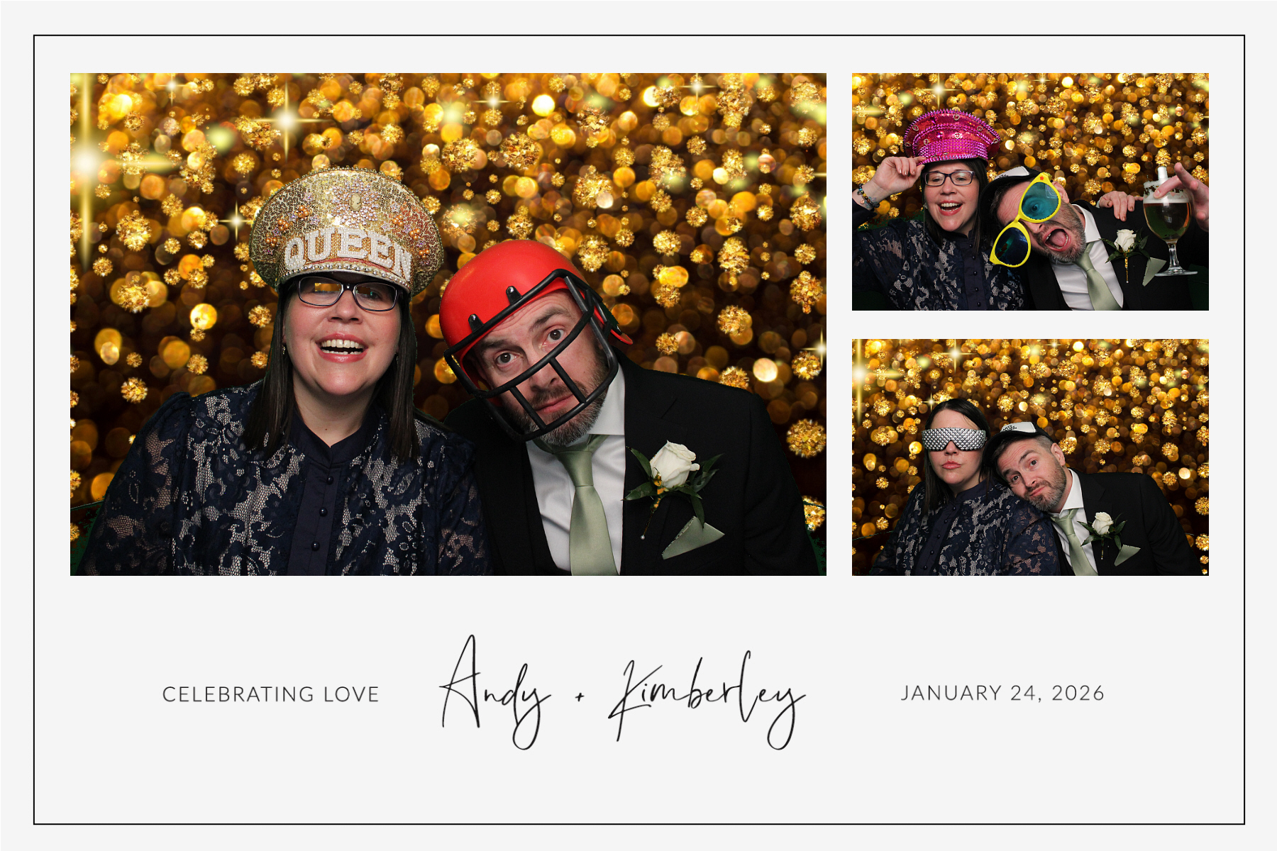 Andy + Kimberley | View more photos from the event at gallery.blissbooth.co.uk/u/BlissBooth/Andy-Kimberley