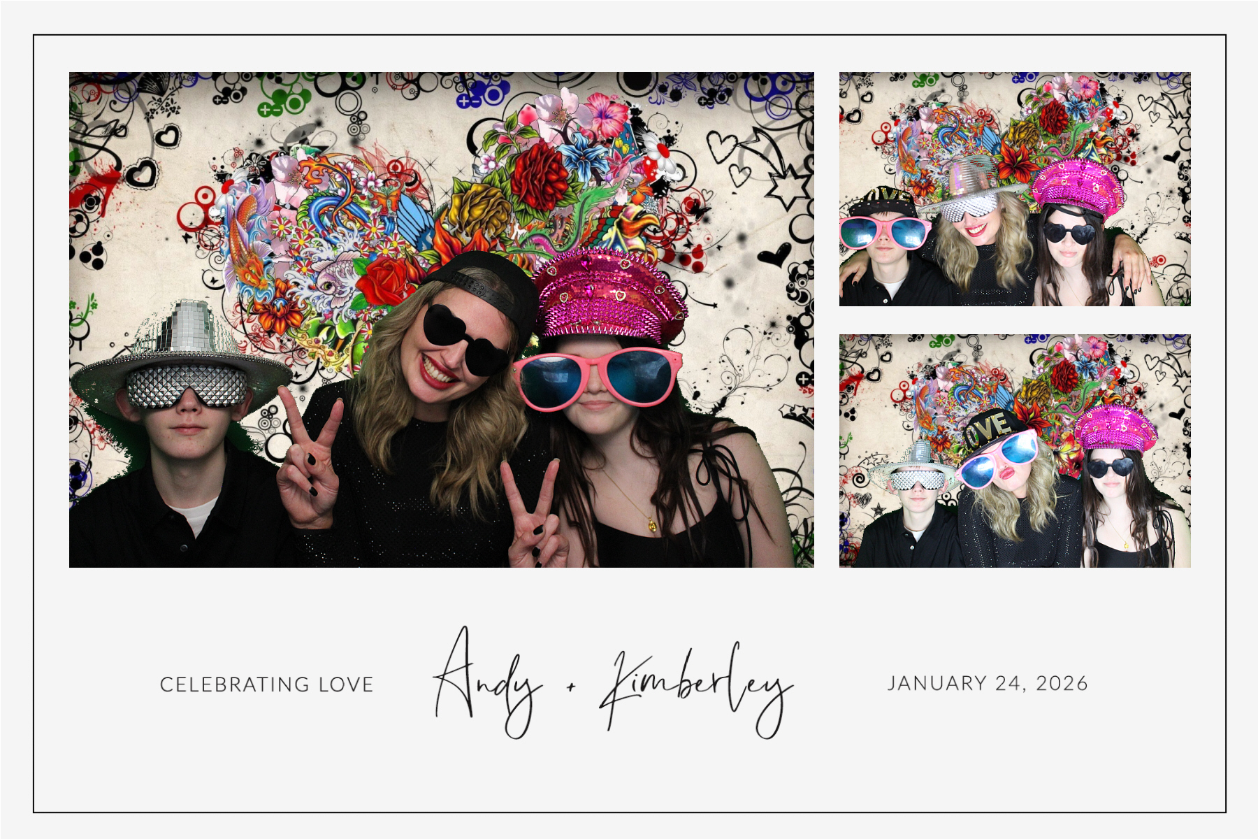 Andy + Kimberley | View more photos from the event at gallery.blissbooth.co.uk/u/BlissBooth/Andy-Kimberley