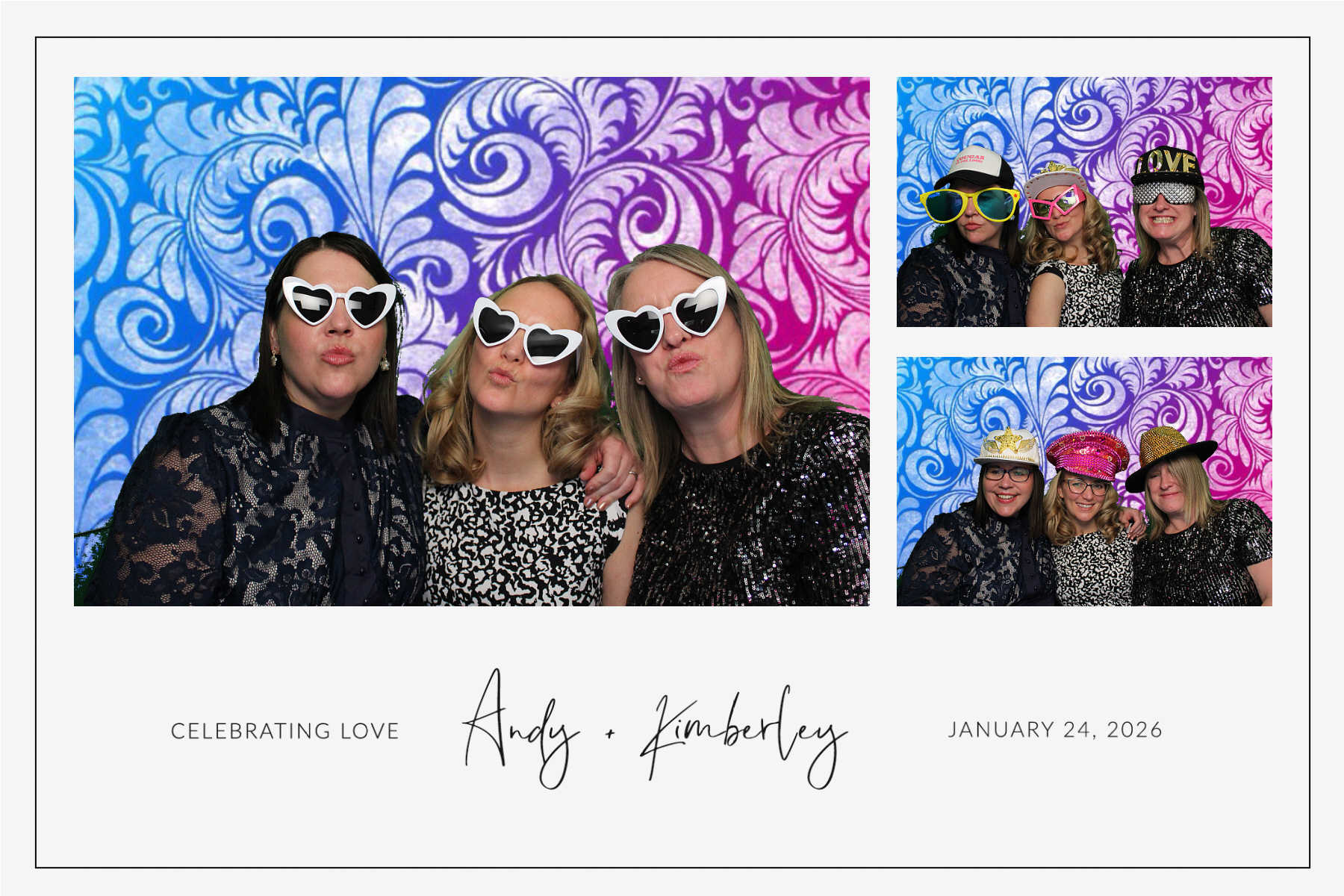 Andy + Kimberley | View more photos from the event at gallery.blissbooth.co.uk/u/BlissBooth/Andy-Kimberley