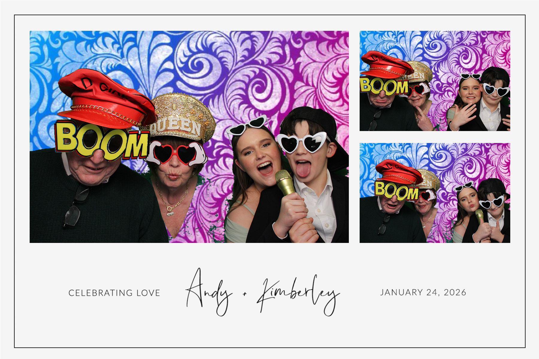 Andy + Kimberley | View more photos from the event at gallery.blissbooth.co.uk/u/BlissBooth/Andy-Kimberley