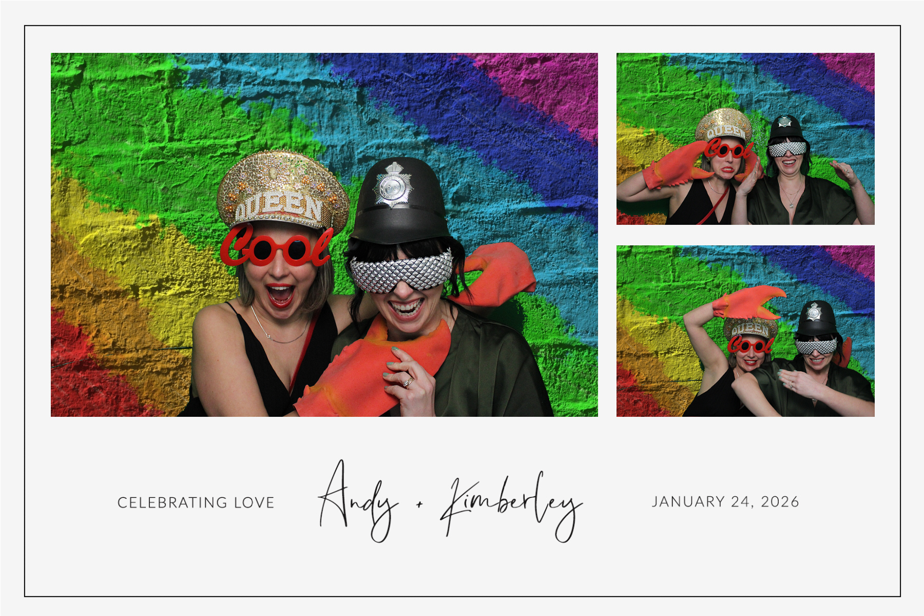 Andy + Kimberley | View more photos from the event at gallery.blissbooth.co.uk/u/BlissBooth/Andy-Kimberley