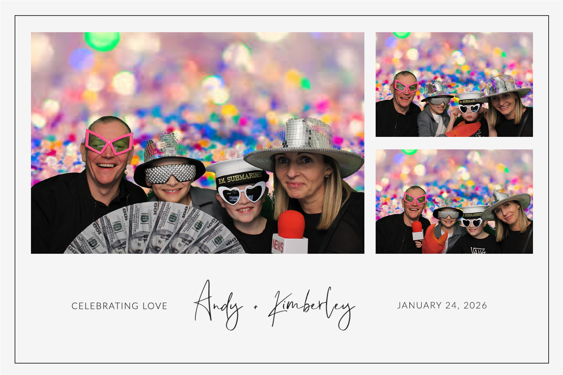 Andy + Kimberley | View more photos from the event at gallery.blissbooth.co.uk/u/BlissBooth/Andy-Kimberley