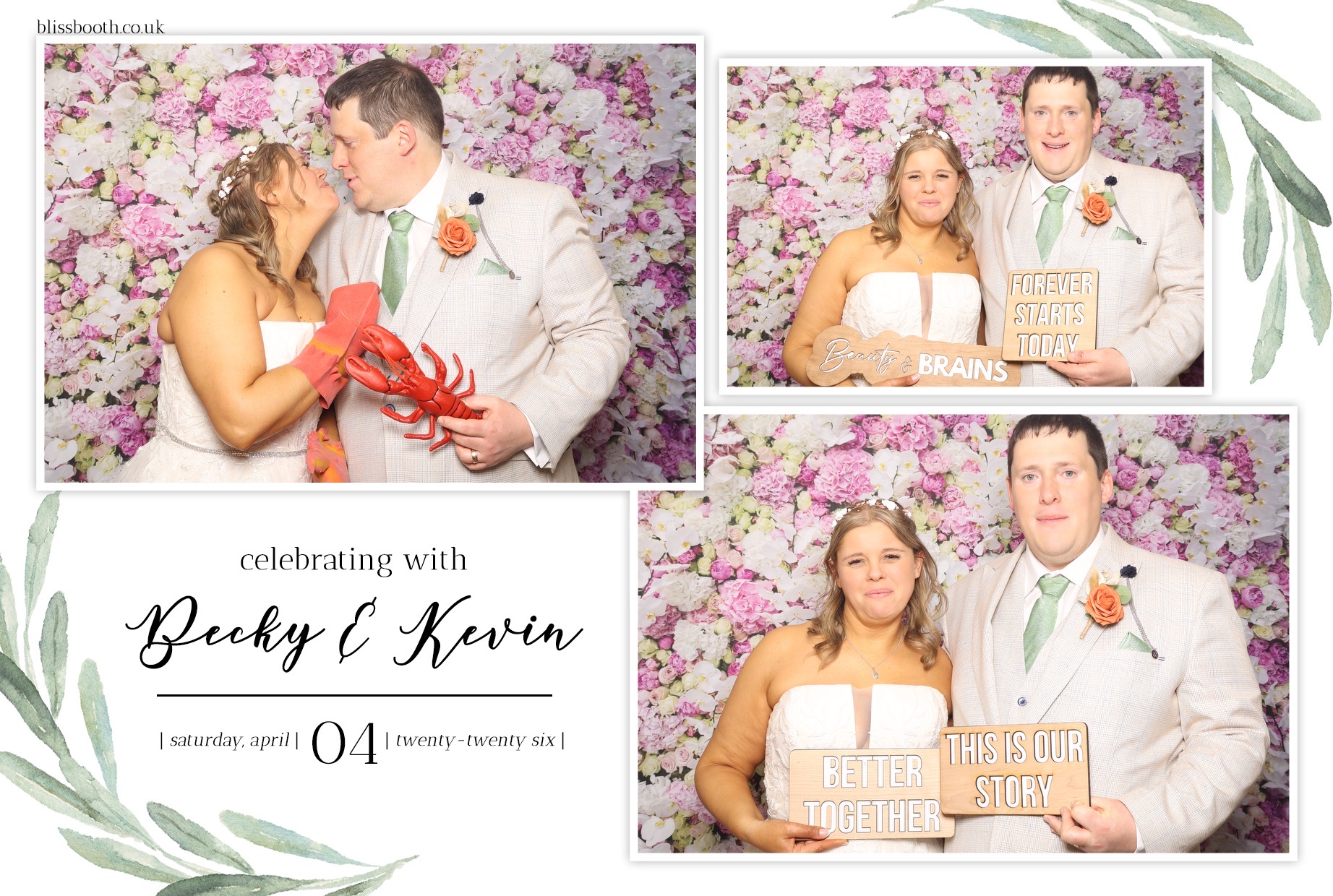 Becky and Kevin | View more photos from the event at gallery.blissbooth.co.uk/u/BlissBooth/Becky-and-Kevin