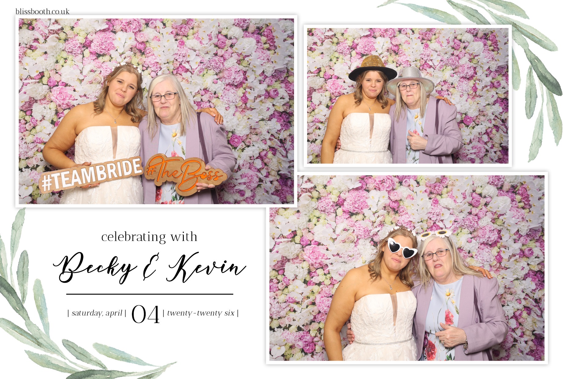 Becky and Kevin | View more photos from the event at gallery.blissbooth.co.uk/u/BlissBooth/Becky-and-Kevin