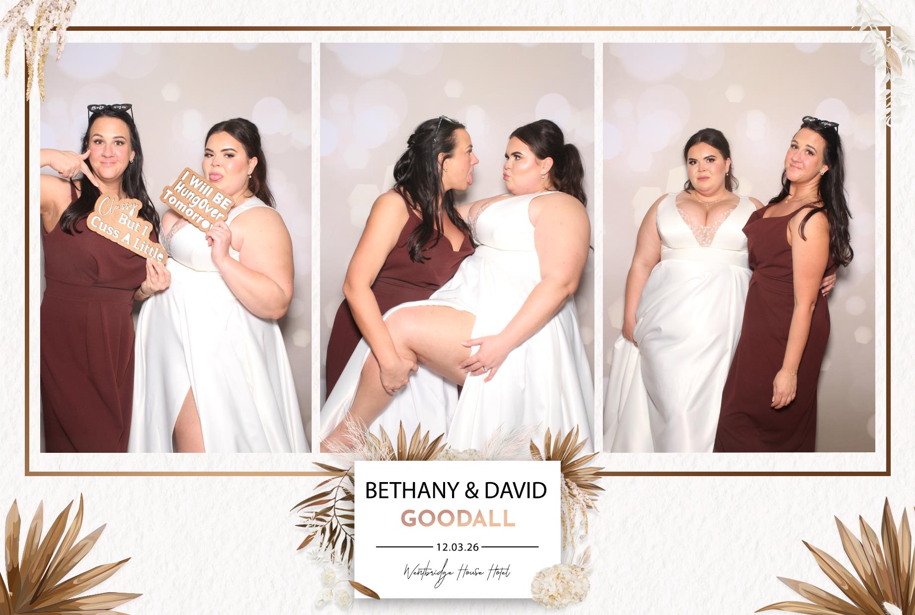 Bethany and David | View more photos from the event at gallery.blissbooth.co.uk/u/BlissBooth/Bethany-and-David