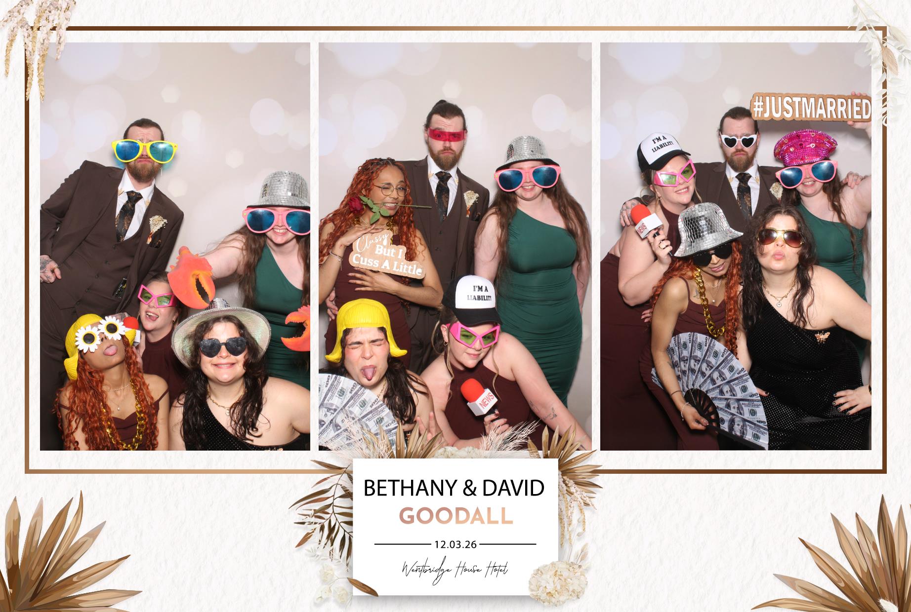 Bethany and David | View more photos from the event at gallery.blissbooth.co.uk/u/BlissBooth/Bethany-and-David