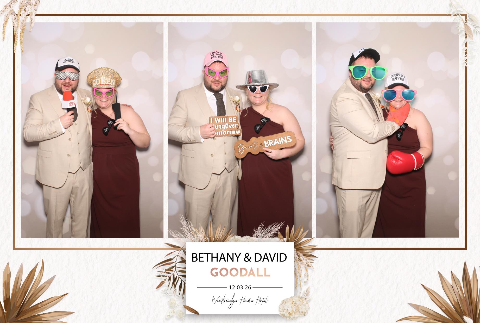 Bethany and David | View more photos from the event at gallery.blissbooth.co.uk/u/BlissBooth/Bethany-and-David