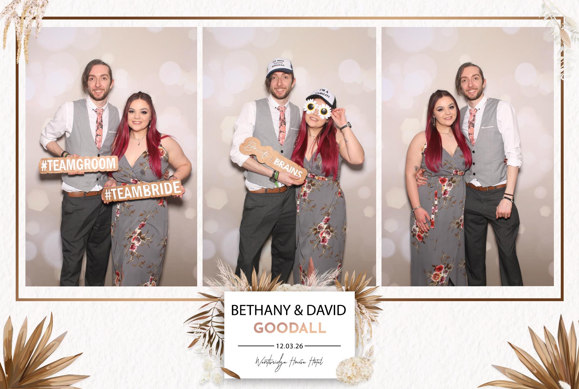 Bethany and David | View more photos from the event at gallery.blissbooth.co.uk/u/BlissBooth/Bethany-and-David