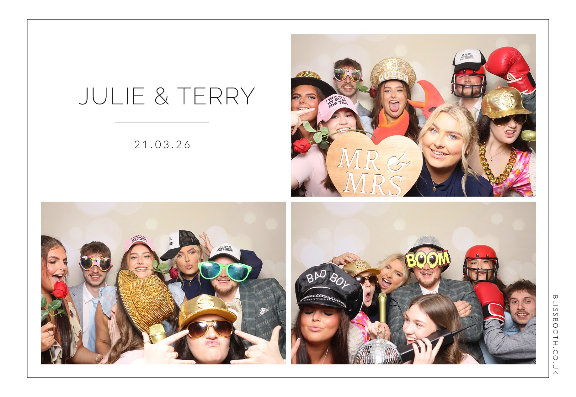 Julie and Terry | View more photos from the event at gallery.blissbooth.co.uk/u/BlissBooth/Julie-and-Terry