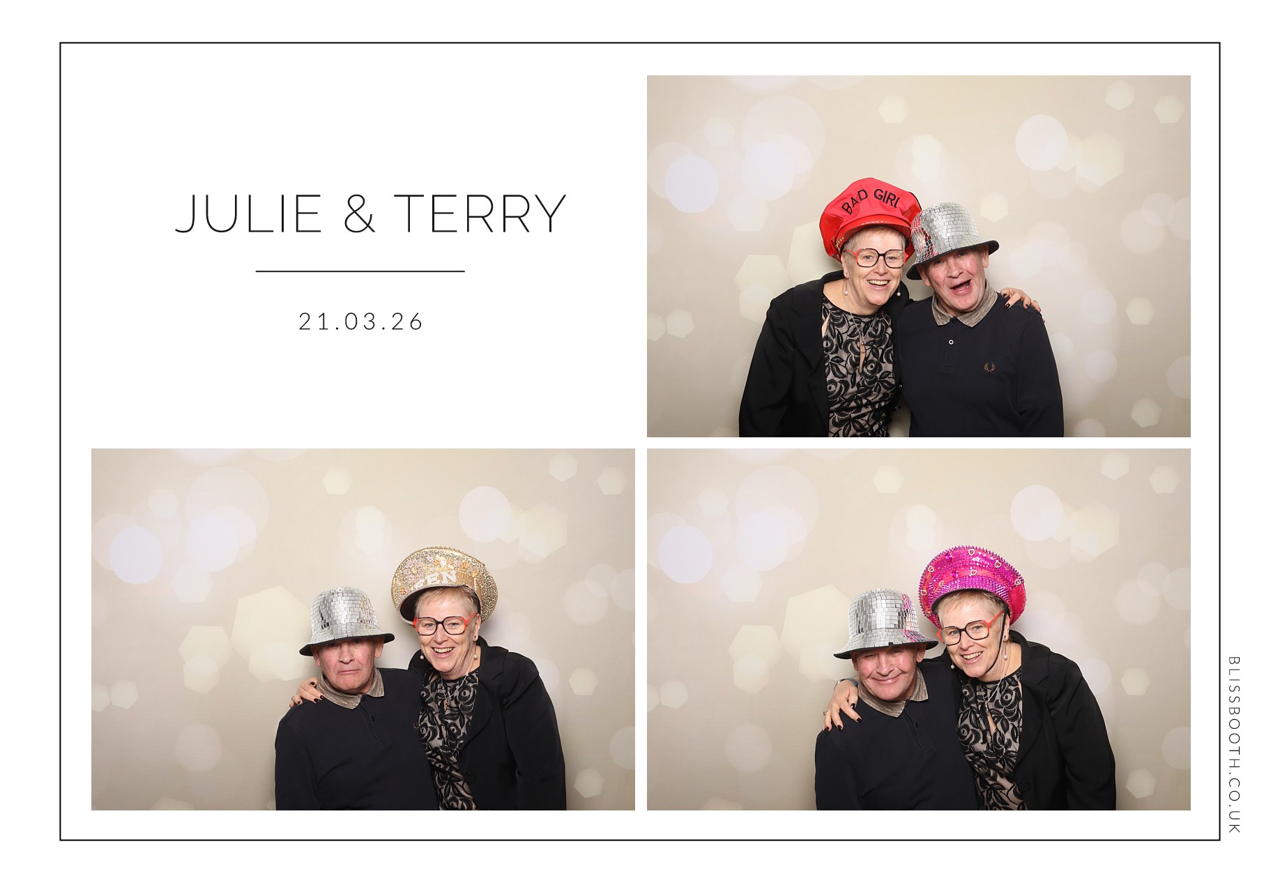 Julie and Terry | View more photos from the event at gallery.blissbooth.co.uk/u/BlissBooth/Julie-and-Terry