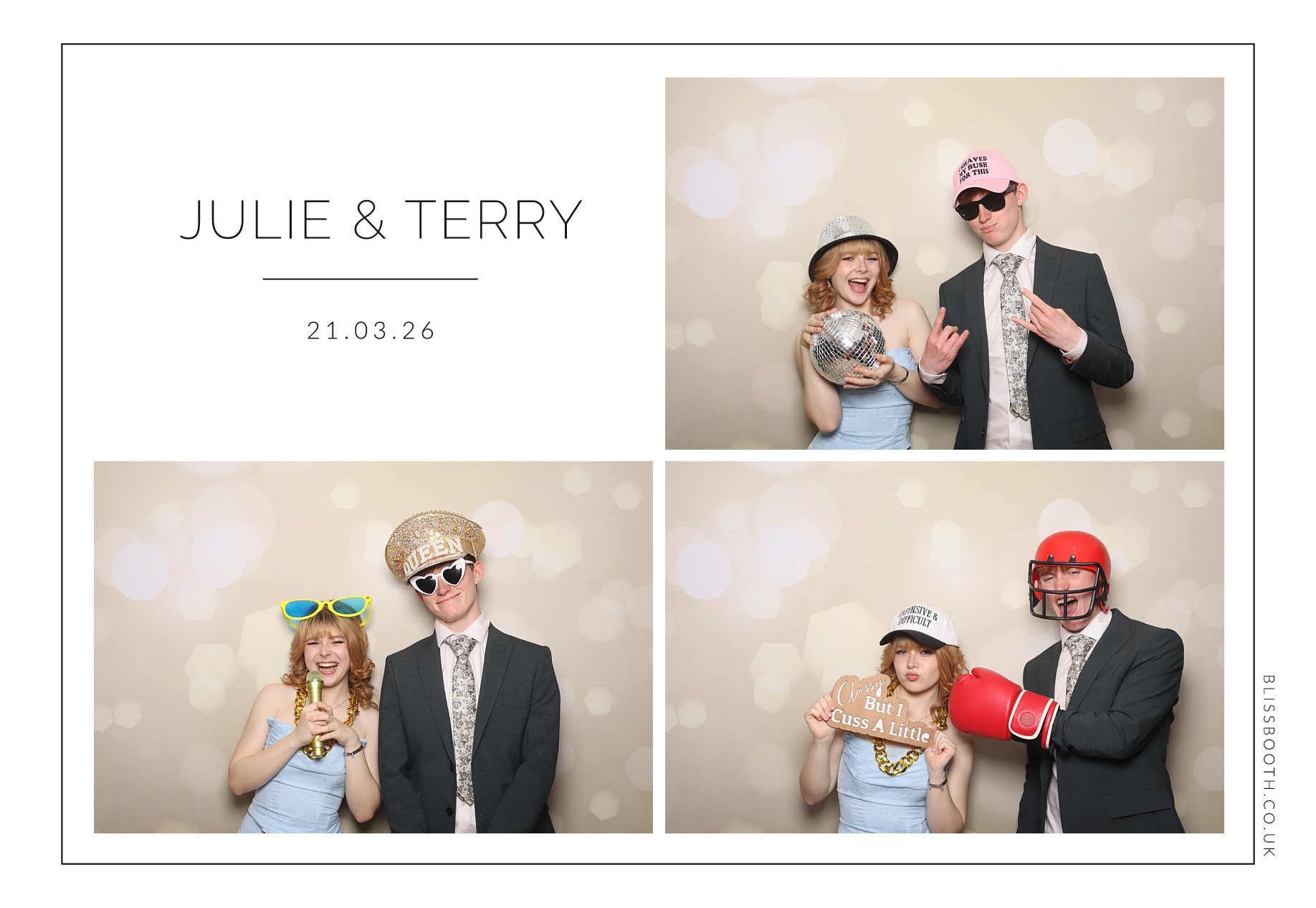 Julie and Terry | View more photos from the event at gallery.blissbooth.co.uk/u/BlissBooth/Julie-and-Terry