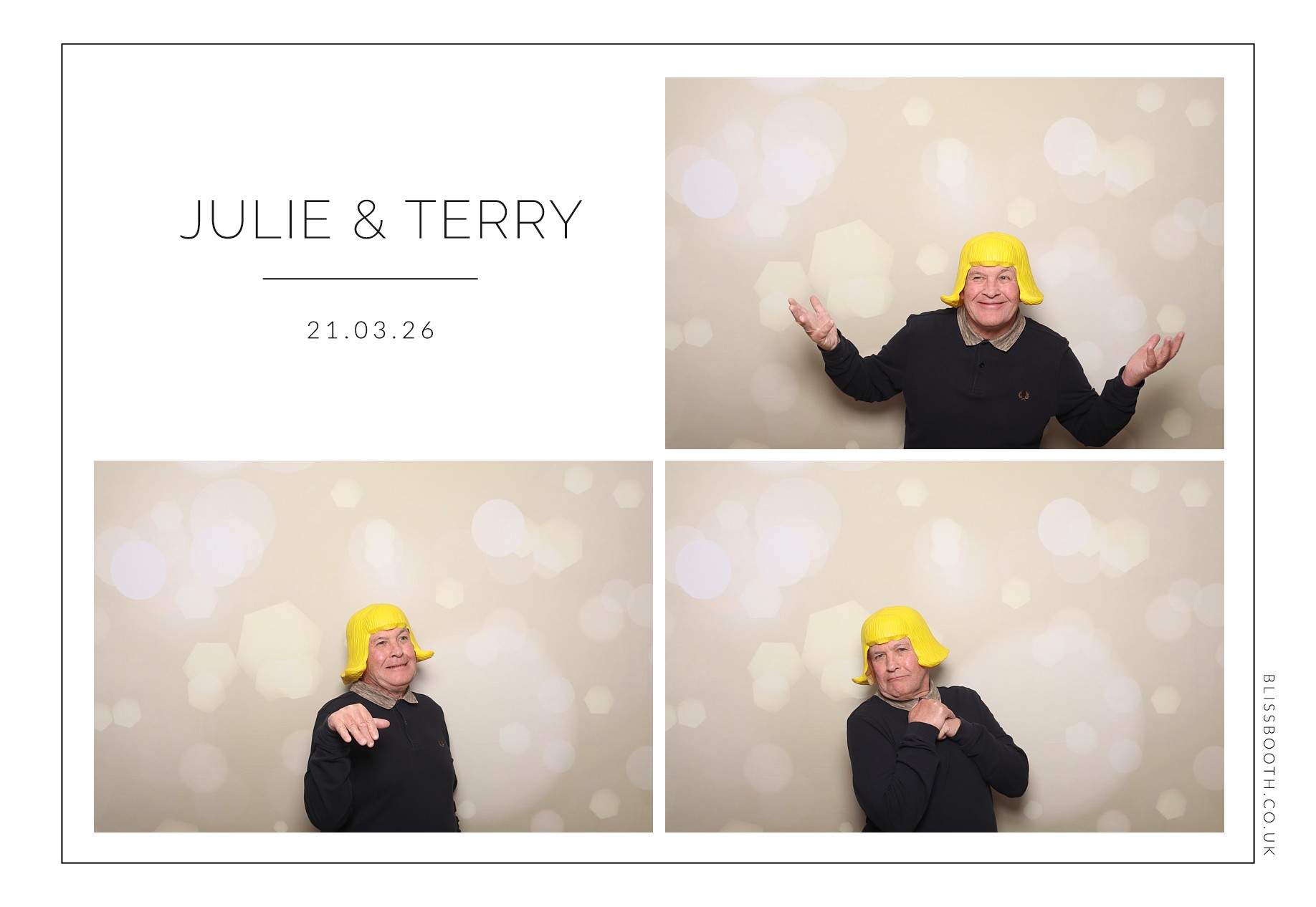 Julie and Terry | View more photos from the event at gallery.blissbooth.co.uk/u/BlissBooth/Julie-and-Terry