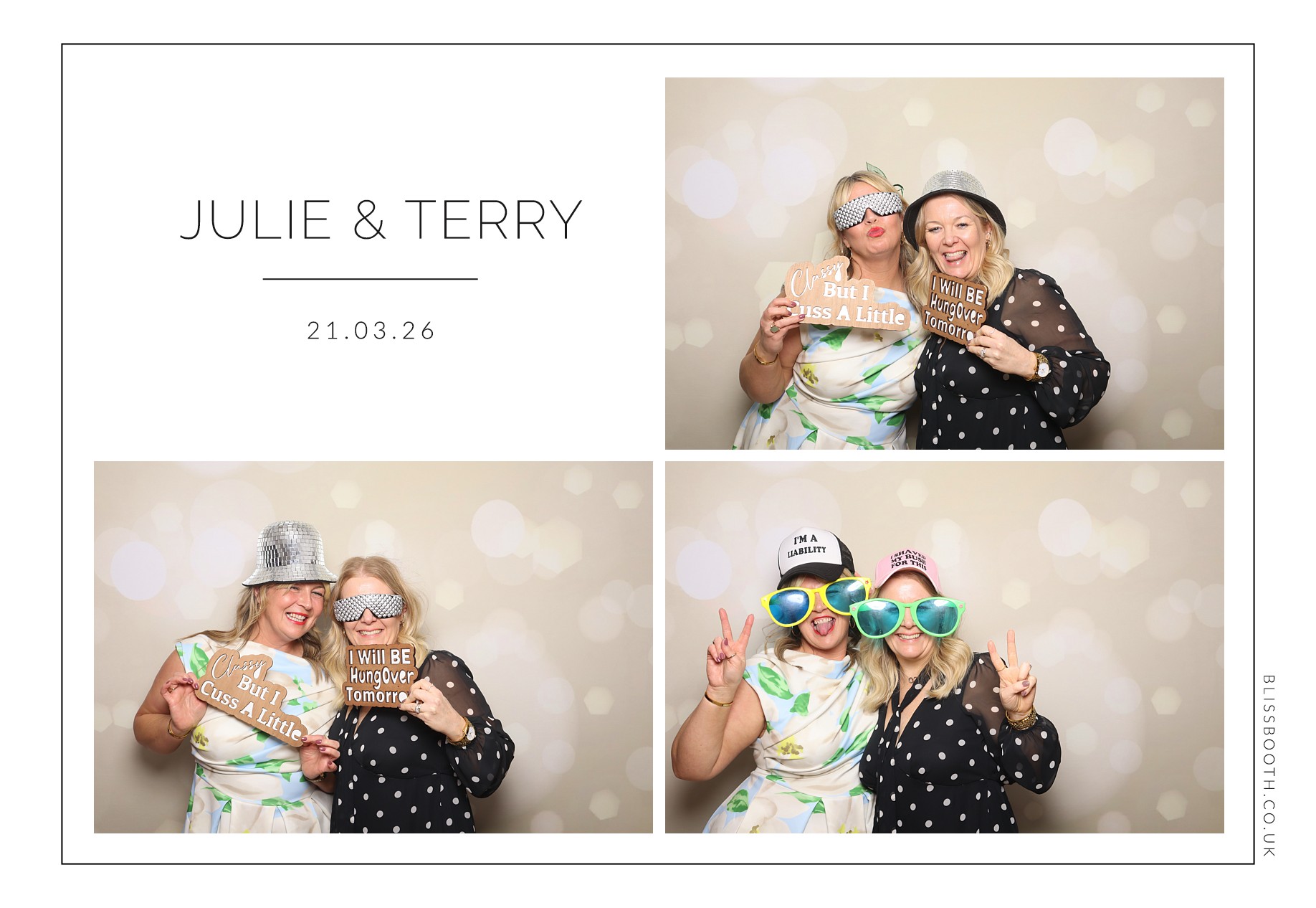 Julie and Terry | View more photos from the event at gallery.blissbooth.co.uk/u/BlissBooth/Julie-and-Terry