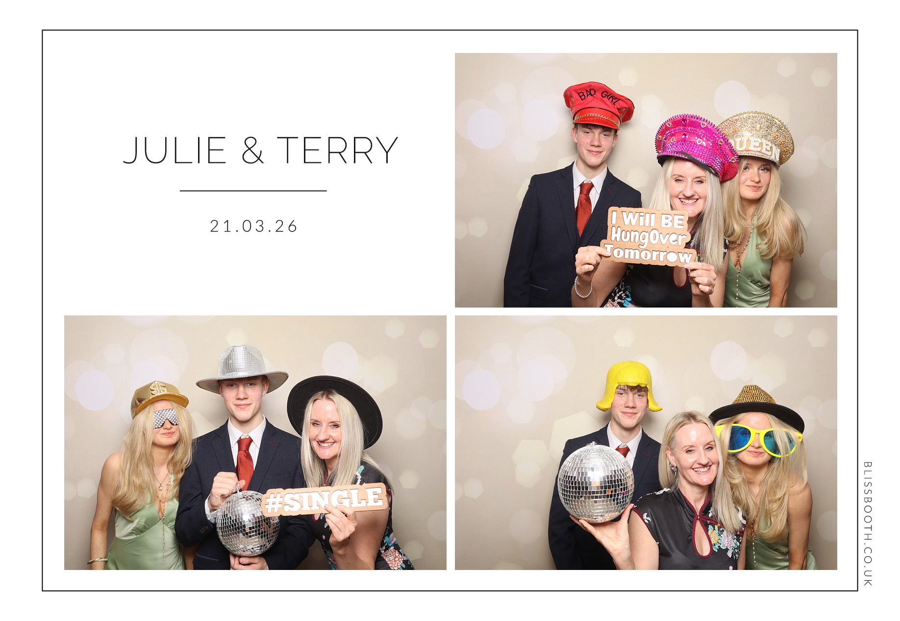 Julie and Terry | View more photos from the event at gallery.blissbooth.co.uk/u/BlissBooth/Julie-and-Terry