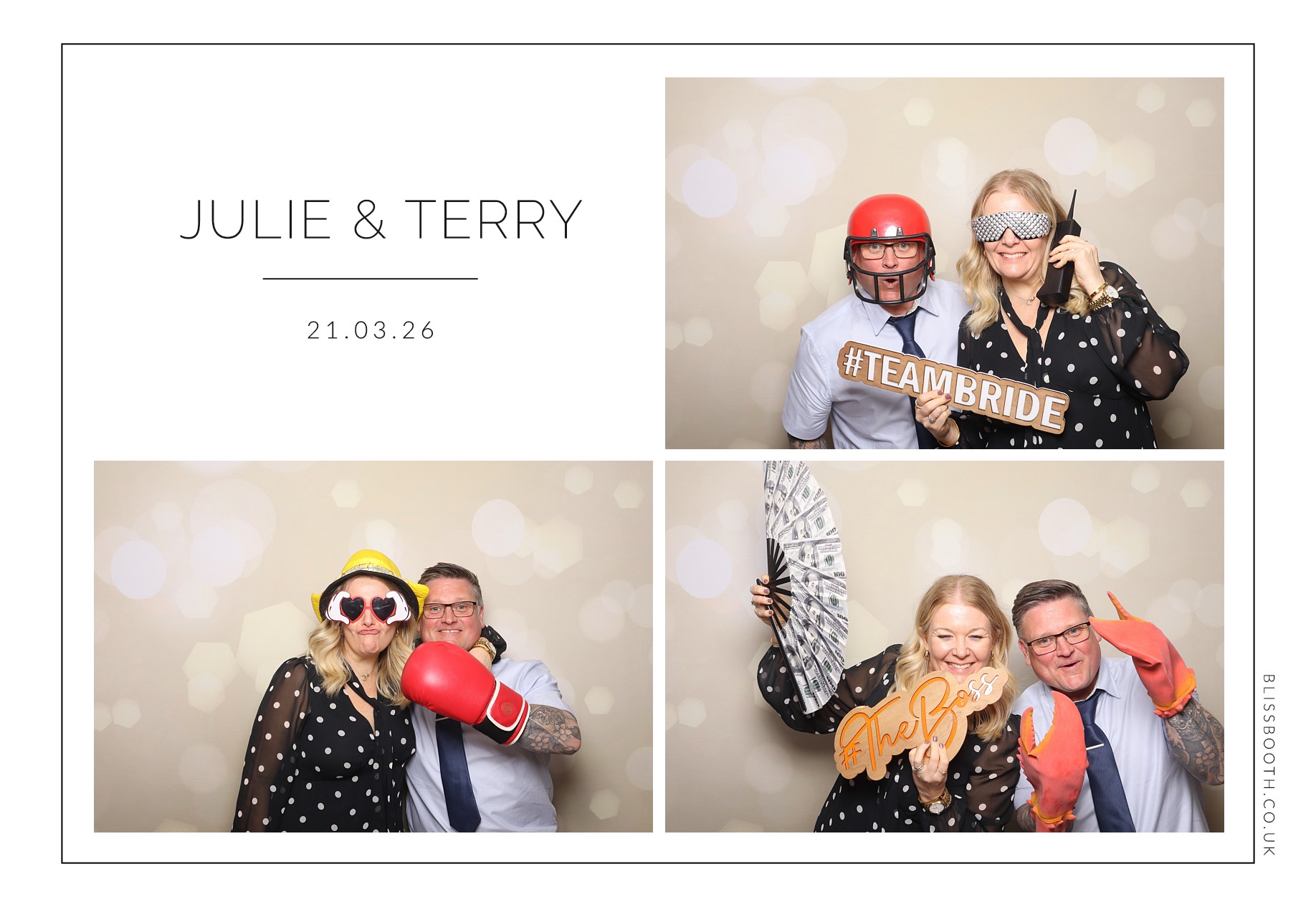 Julie and Terry | View more photos from the event at gallery.blissbooth.co.uk/u/BlissBooth/Julie-and-Terry