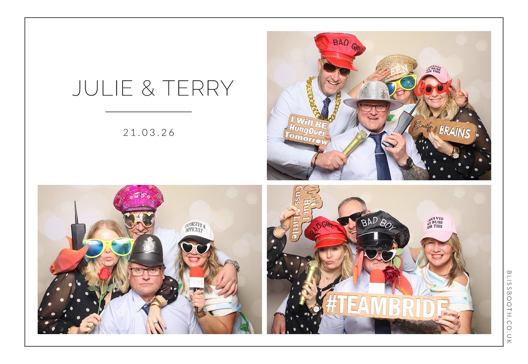 Julie and Terry | View more photos from the event at gallery.blissbooth.co.uk/u/BlissBooth/Julie-and-Terry