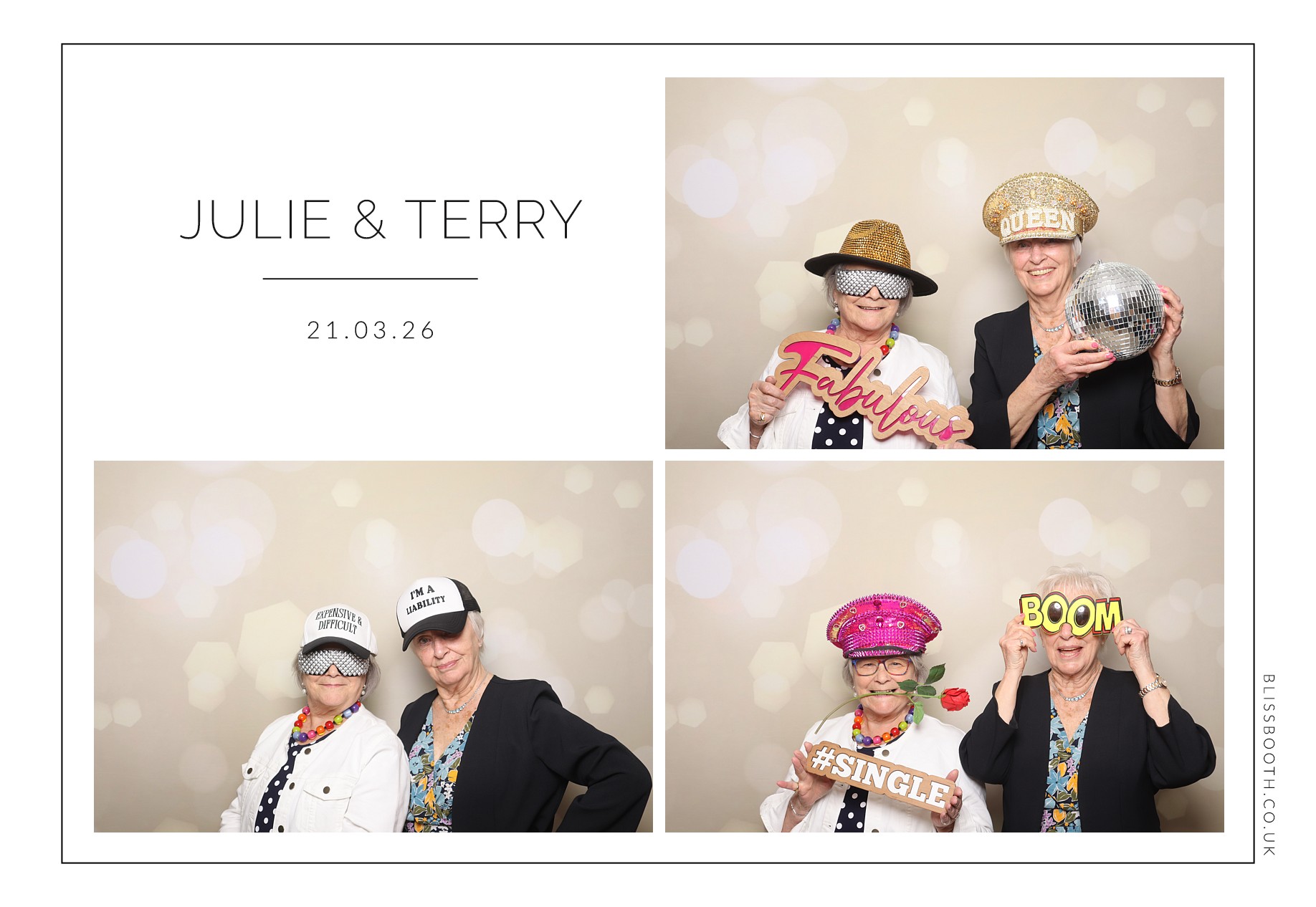 Julie and Terry | View more photos from the event at gallery.blissbooth.co.uk/u/BlissBooth/Julie-and-Terry