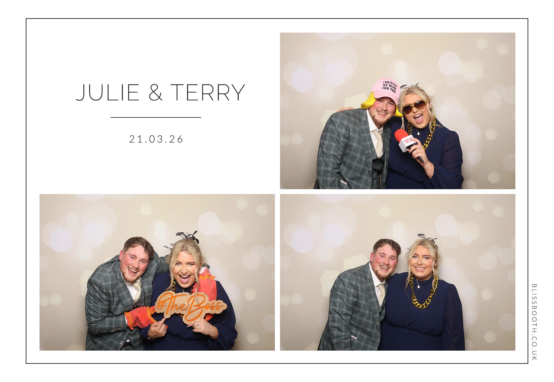 Julie and Terry | View more photos from the event at gallery.blissbooth.co.uk/u/BlissBooth/Julie-and-Terry