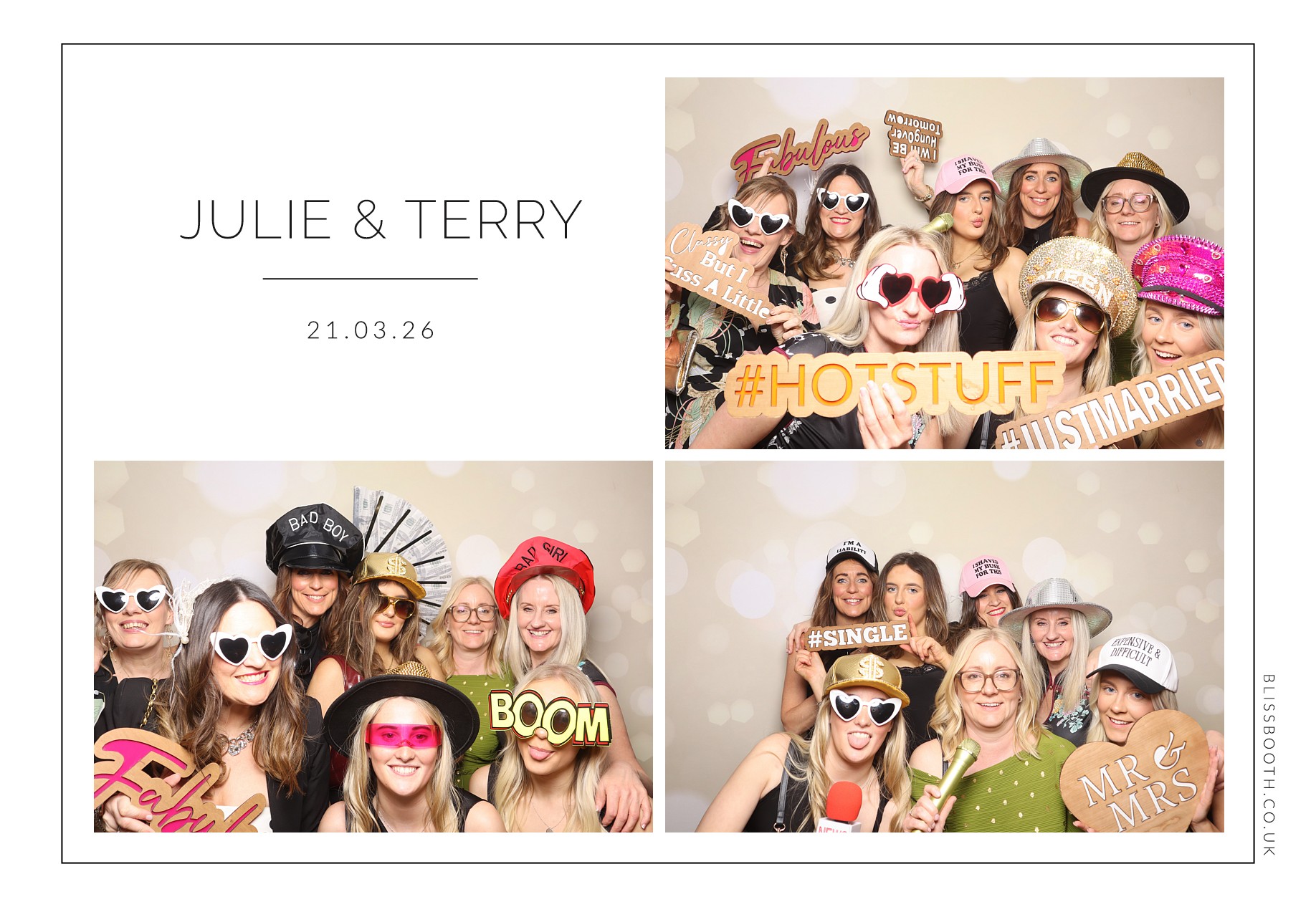 Julie and Terry | View more photos from the event at gallery.blissbooth.co.uk/u/BlissBooth/Julie-and-Terry