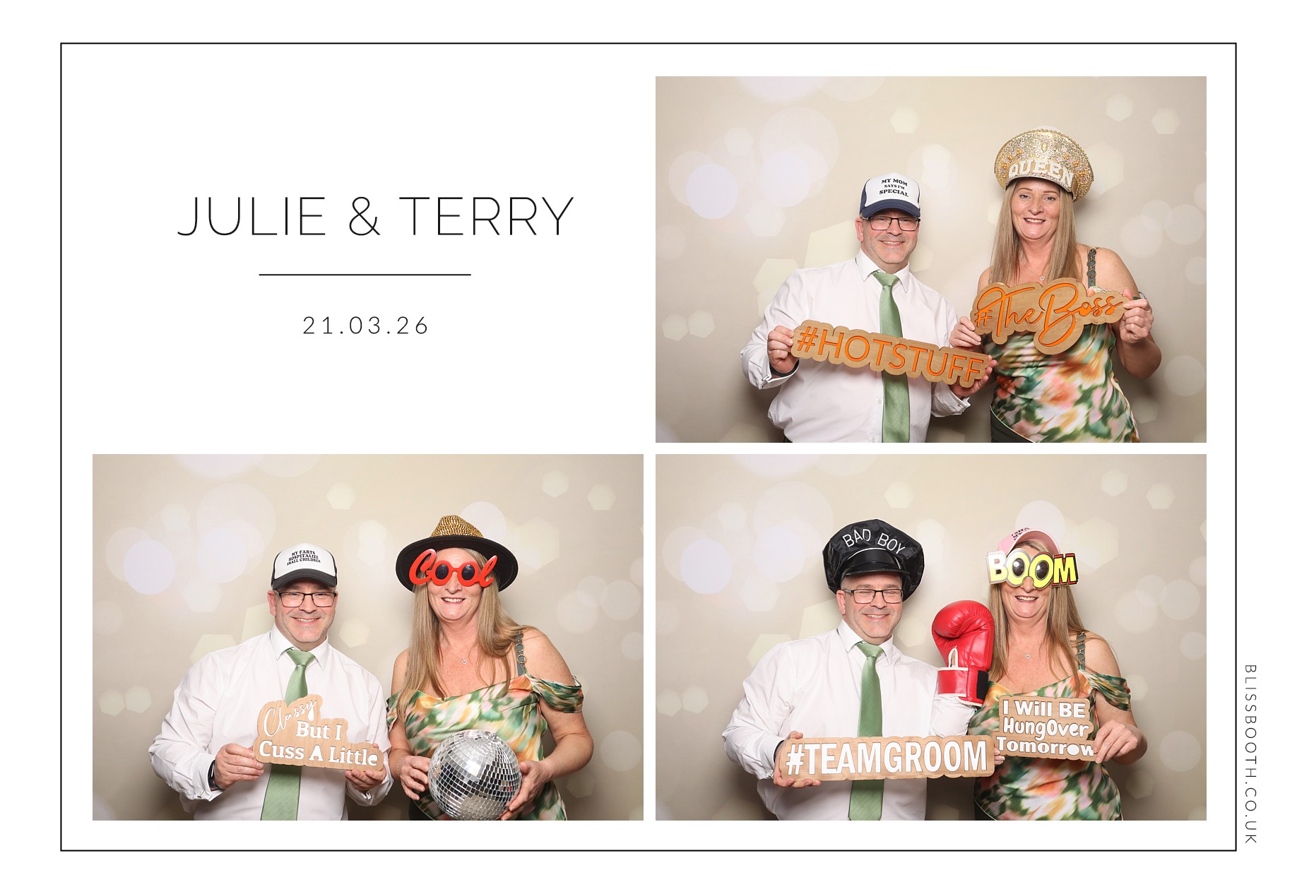Julie and Terry | View more photos from the event at gallery.blissbooth.co.uk/u/BlissBooth/Julie-and-Terry