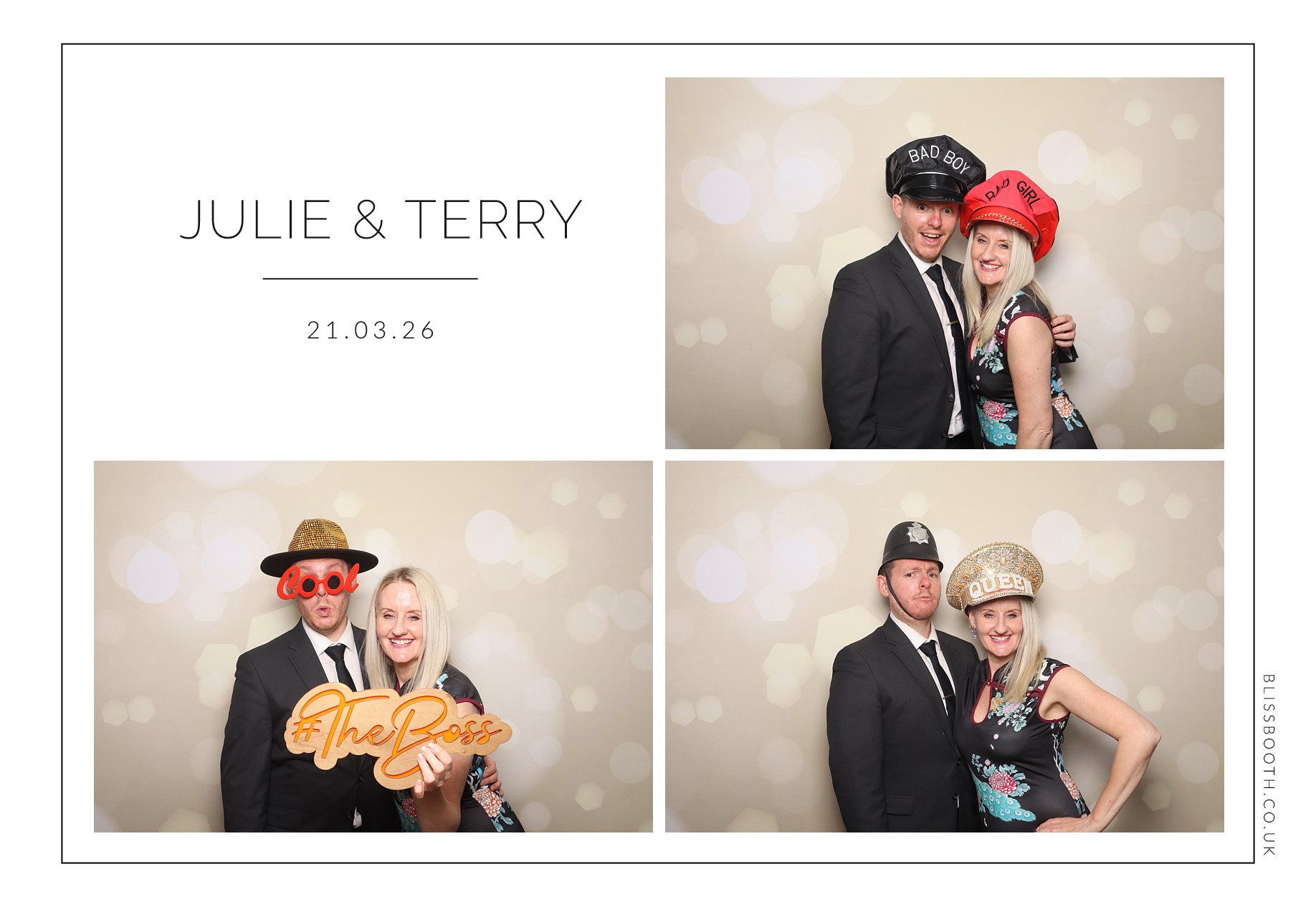Julie and Terry | View more photos from the event at gallery.blissbooth.co.uk/u/BlissBooth/Julie-and-Terry