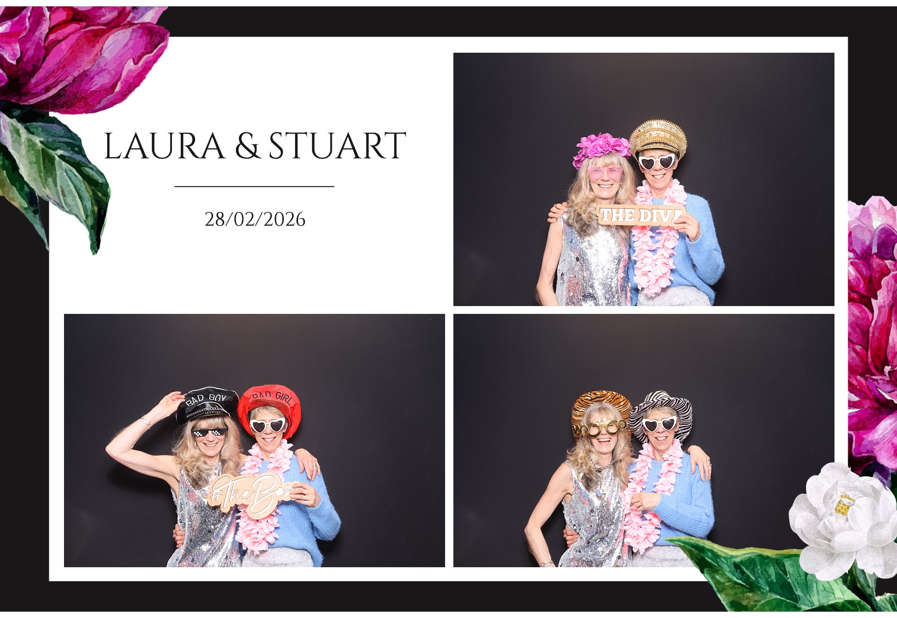 Laura and Stuart | View more photos from the event at gallery.blissbooth.co.uk/u/BlissBooth/Laura-and-Stuart