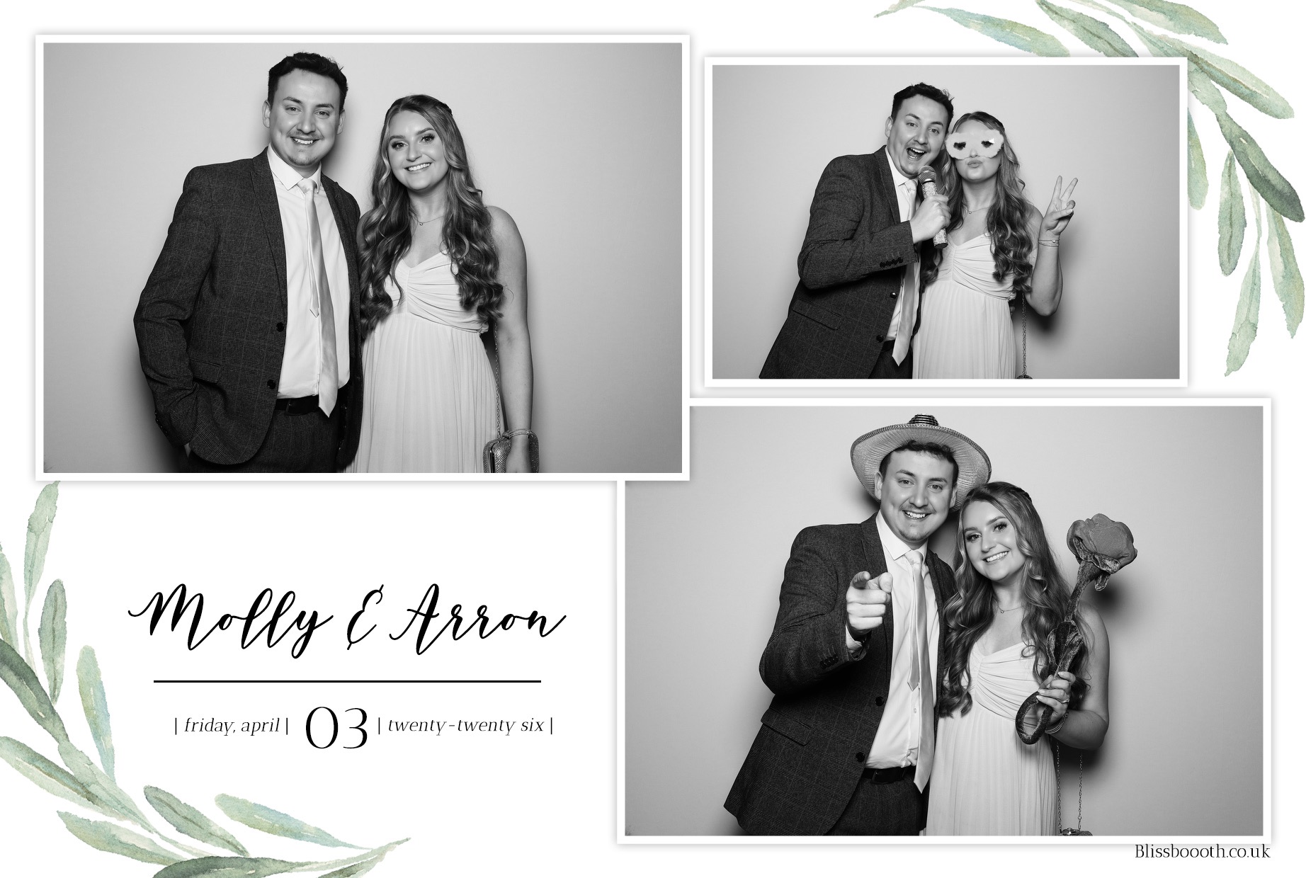 Molly & Arron | View more photos from the event at gallery.blissbooth.co.uk/u/BlissBooth/Molly-Arron
