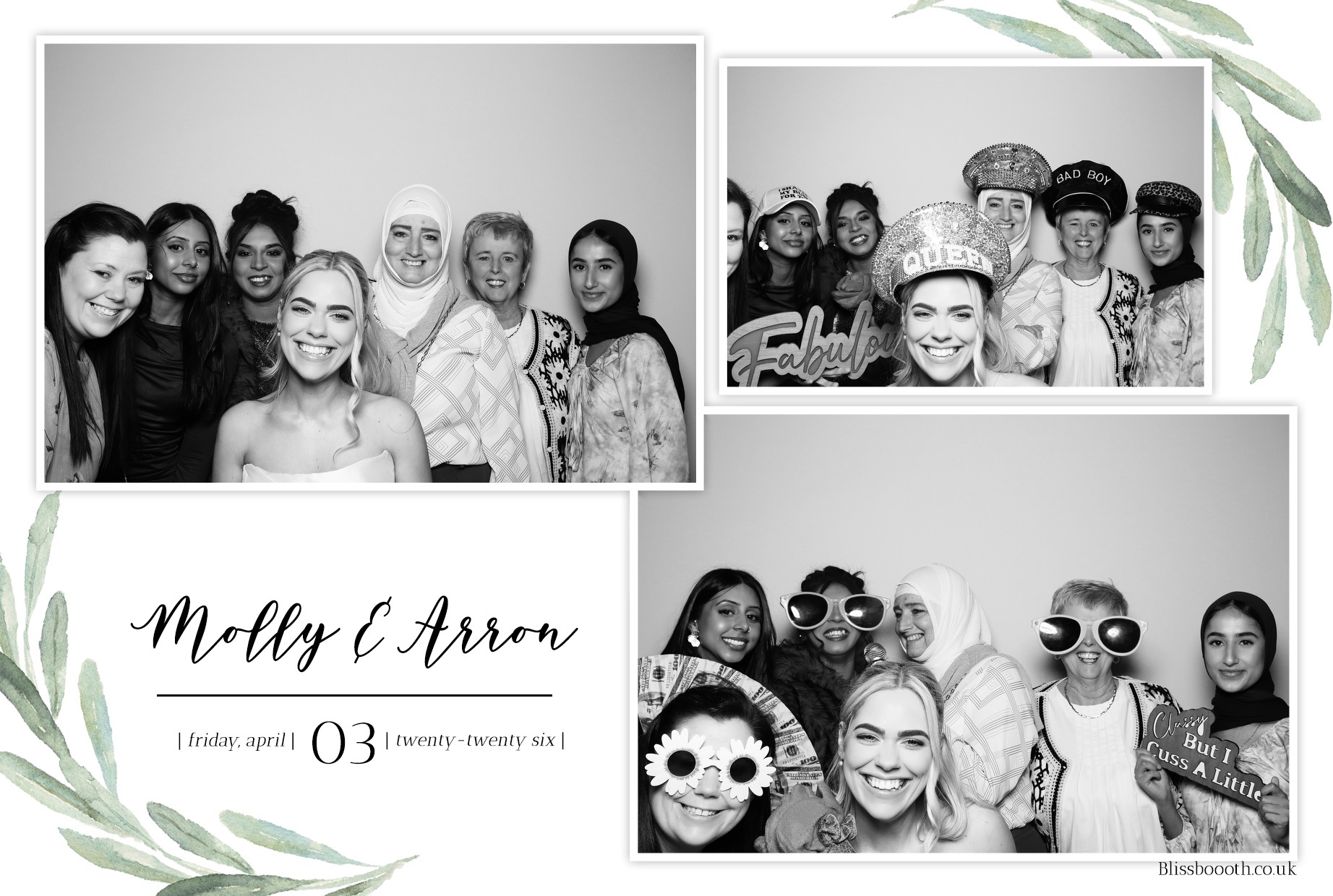 Molly & Arron | View more photos from the event at gallery.blissbooth.co.uk/u/BlissBooth/Molly-Arron