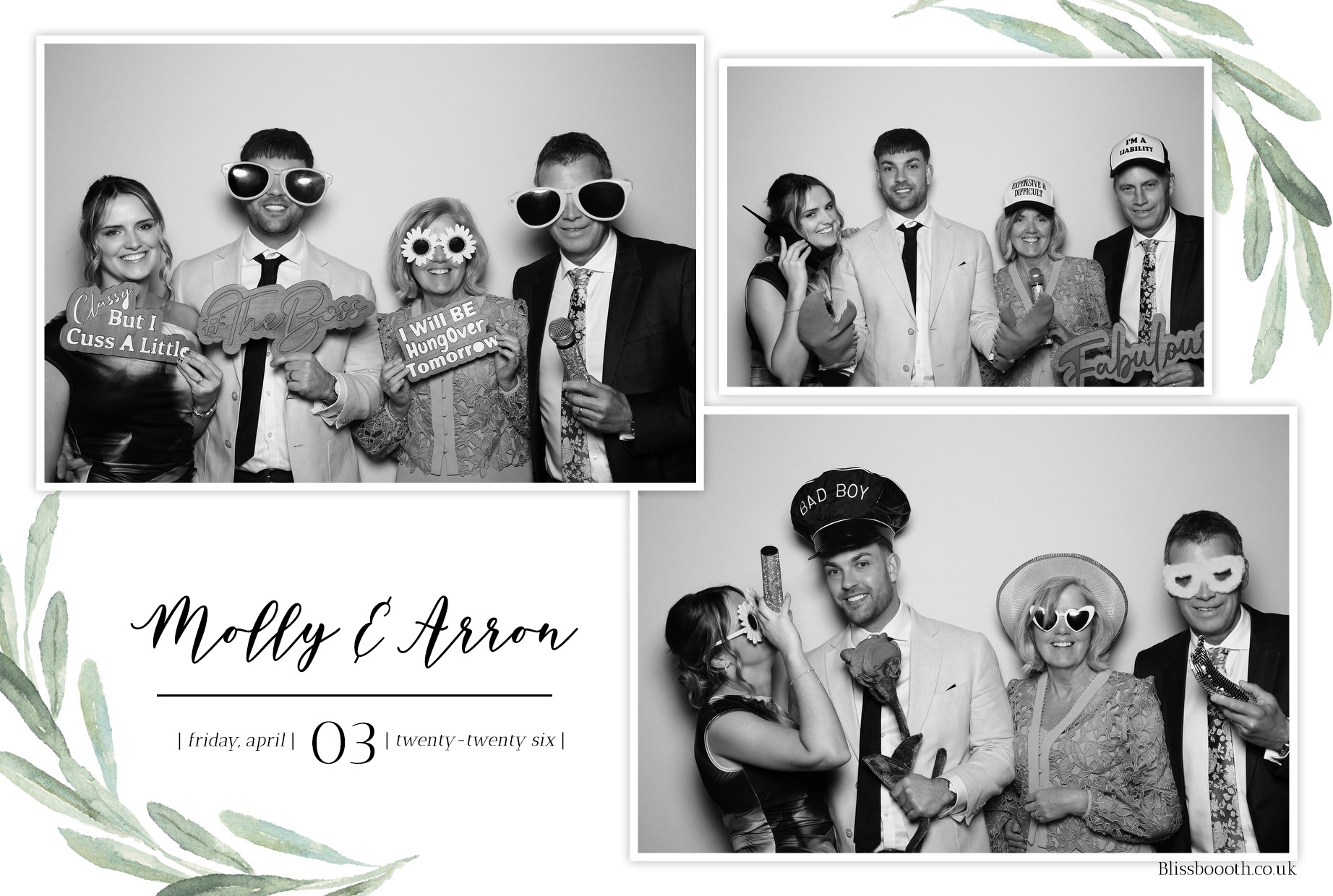 Molly & Arron | View more photos from the event at gallery.blissbooth.co.uk/u/BlissBooth/Molly-Arron