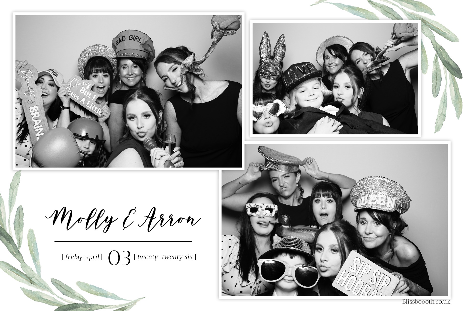 Molly & Arron | View more photos from the event at gallery.blissbooth.co.uk/u/BlissBooth/Molly-Arron