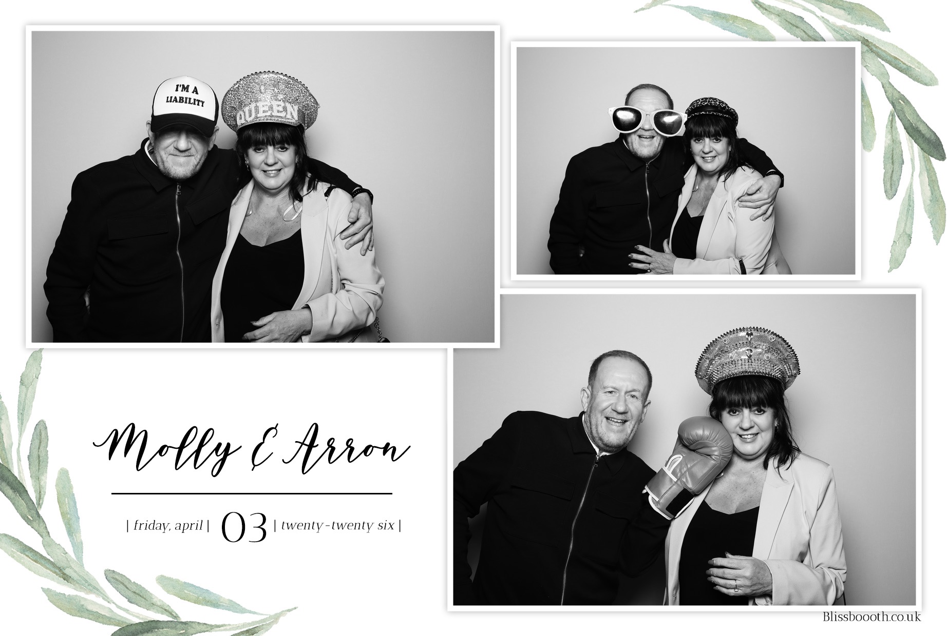 Molly & Arron | View more photos from the event at gallery.blissbooth.co.uk/u/BlissBooth/Molly-Arron
