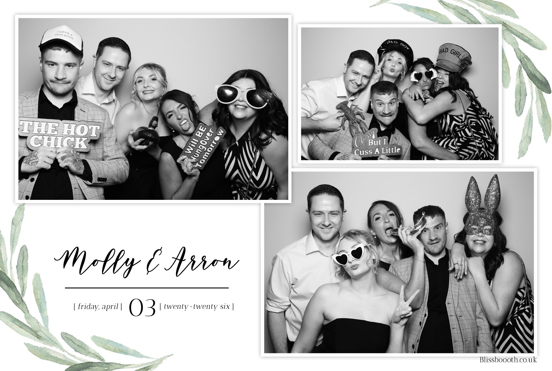 Molly & Arron | View more photos from the event at gallery.blissbooth.co.uk/u/BlissBooth/Molly-Arron