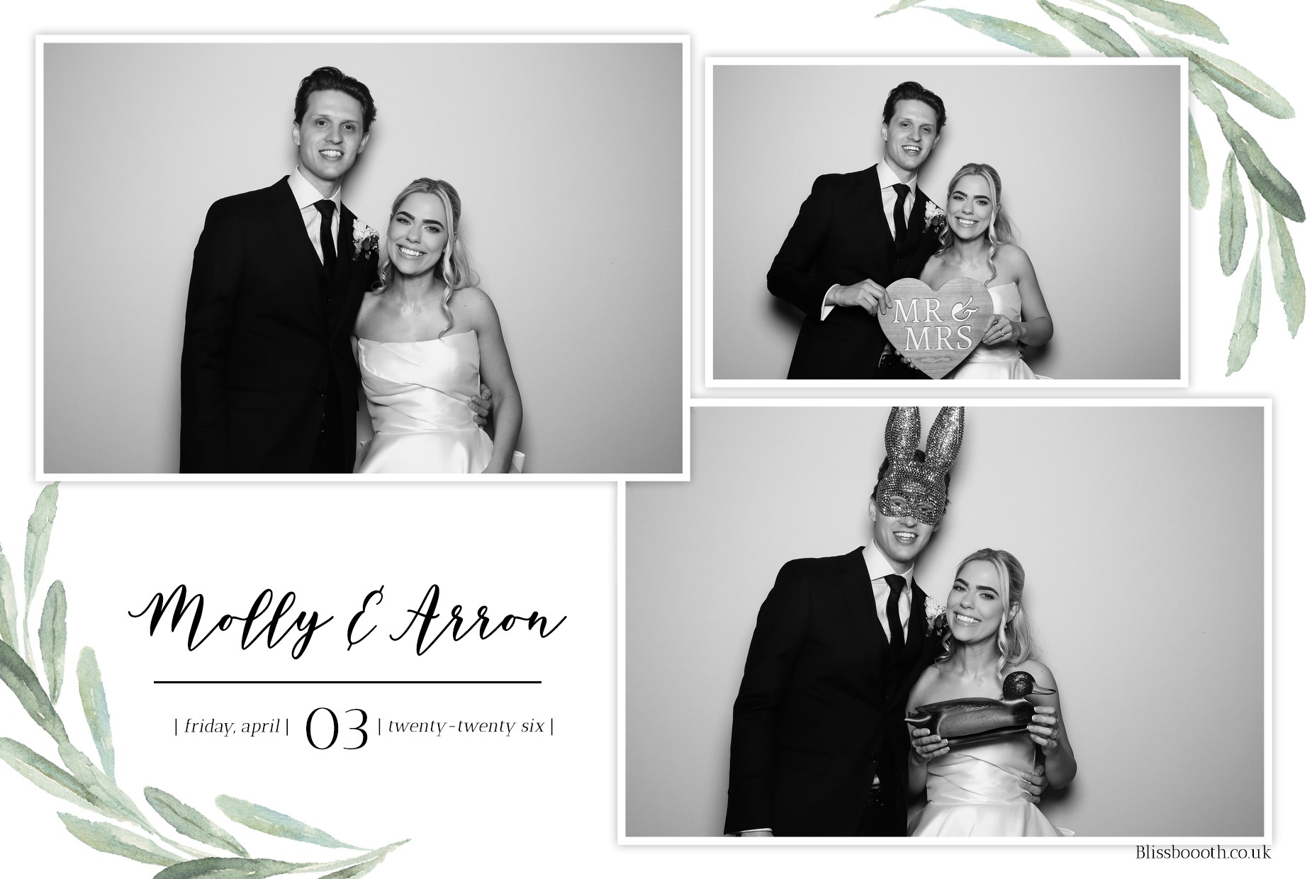 Molly & Arron | View more photos from the event at gallery.blissbooth.co.uk/u/BlissBooth/Molly-Arron